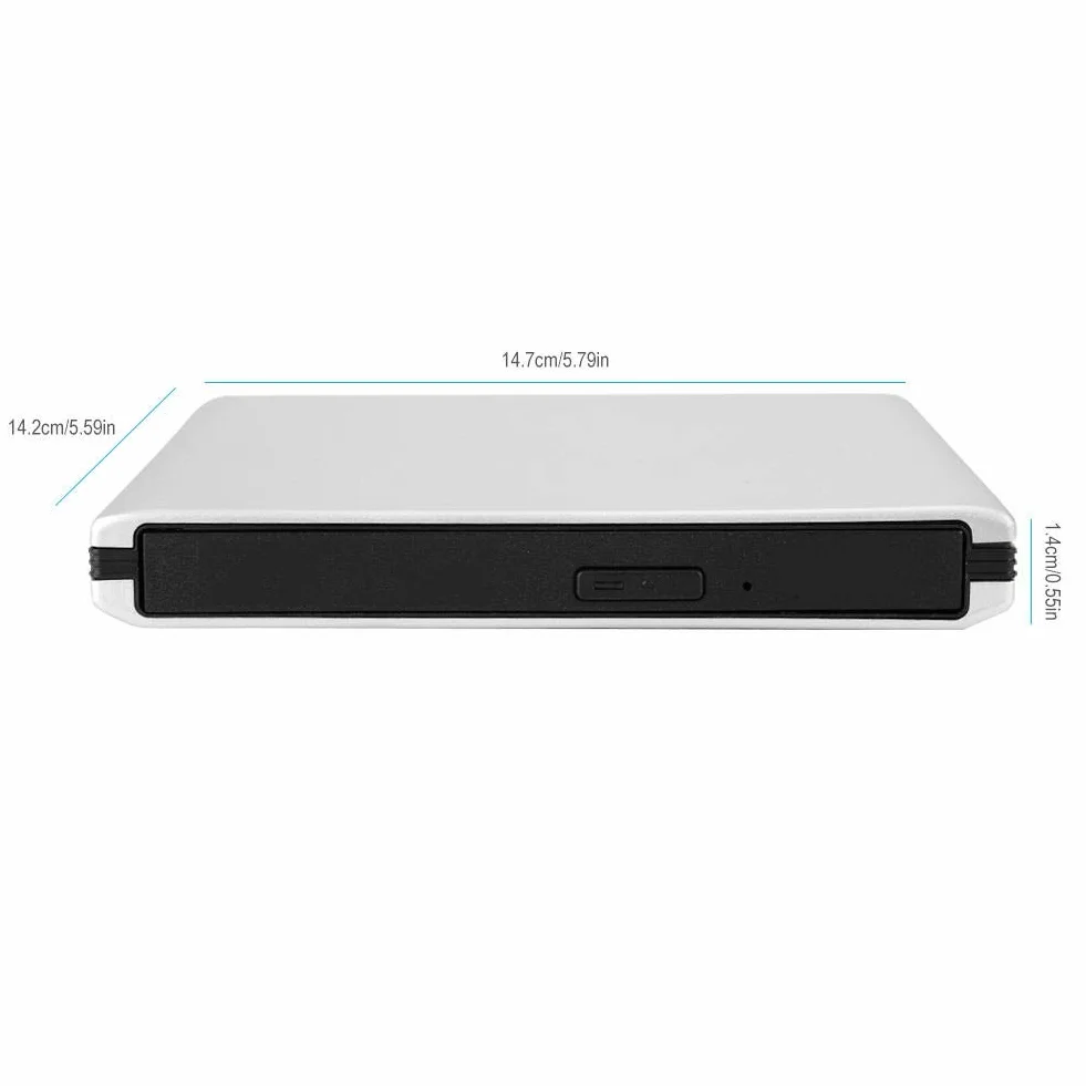 Lettore DVD CD Blu Ray esterno, lettore DVD lettore BD BD unità ottica USB 3.0 esterno supporta la riproduzione, masterizzazione di filmati D-Blu-ray, compatibile con Notebook desktop