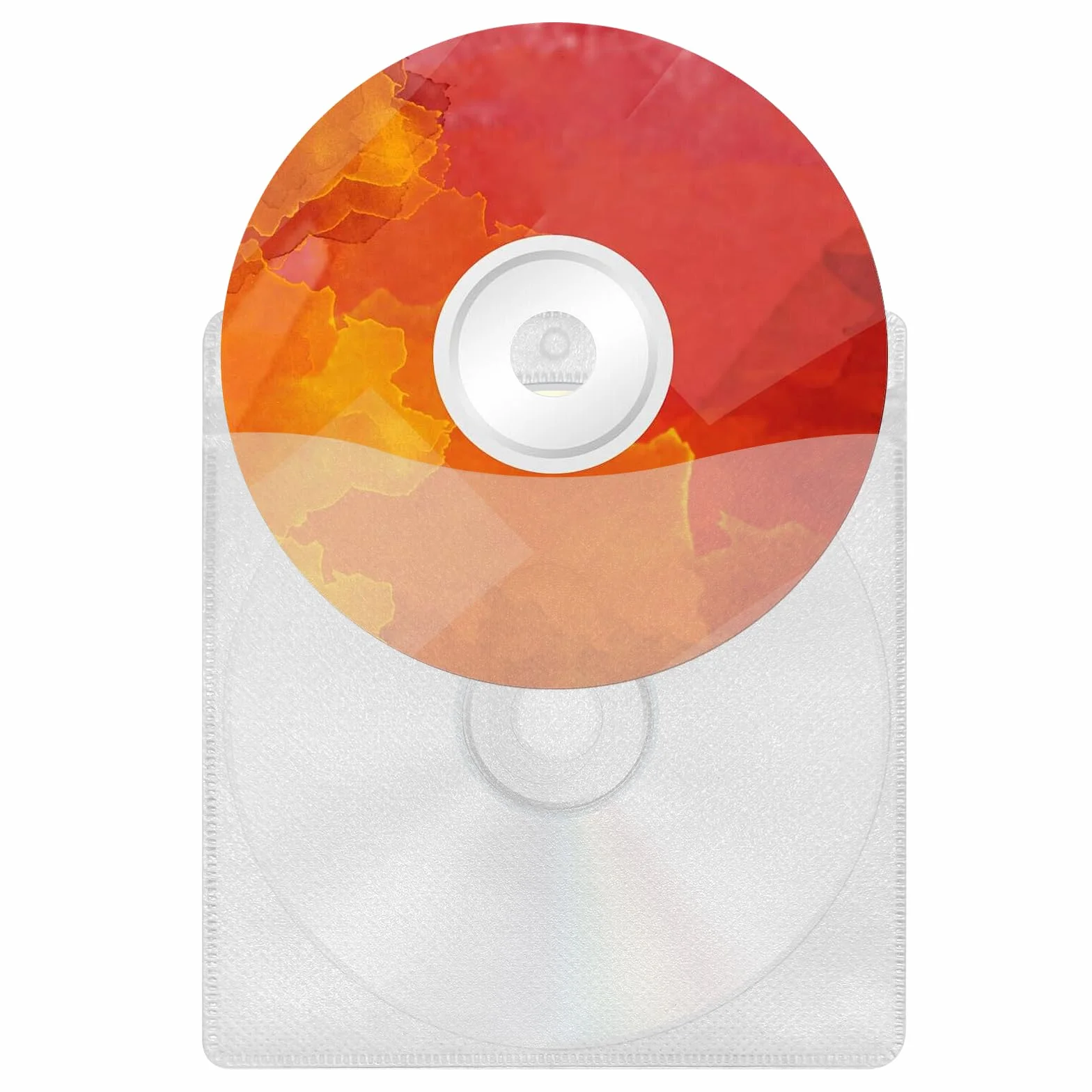 100 Pezzi Custodia CD/Dvd Plastica Polipropilene Trasparenti Doppia Faccia Porta CD Custodia per la Conservazione CD/Dvd Adatto per CD Singoli E Doppi (Bianco)