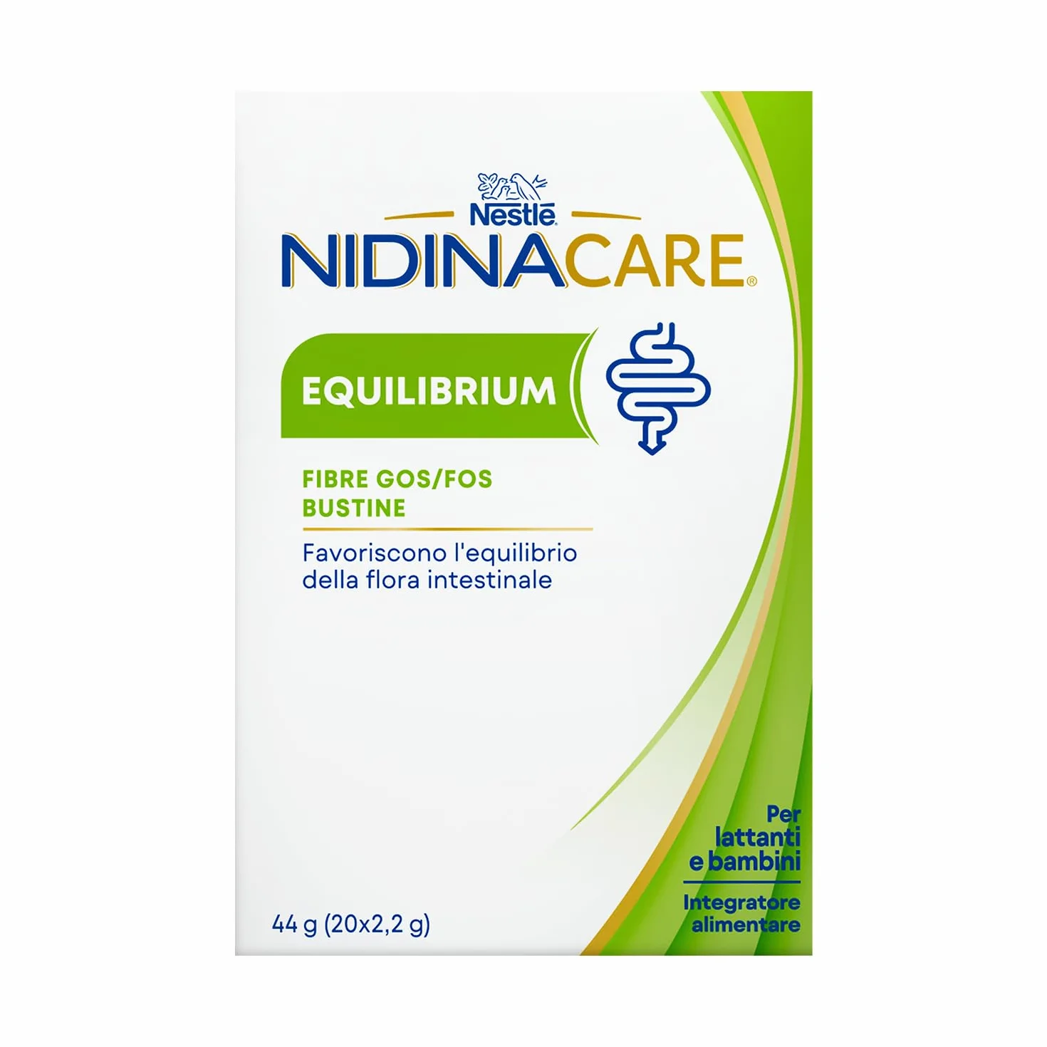 NESTLÉ NIDINACARE FLORA-EQUILIBRIUM integratore alimentare pediatrico 20 bustine 2,2g
