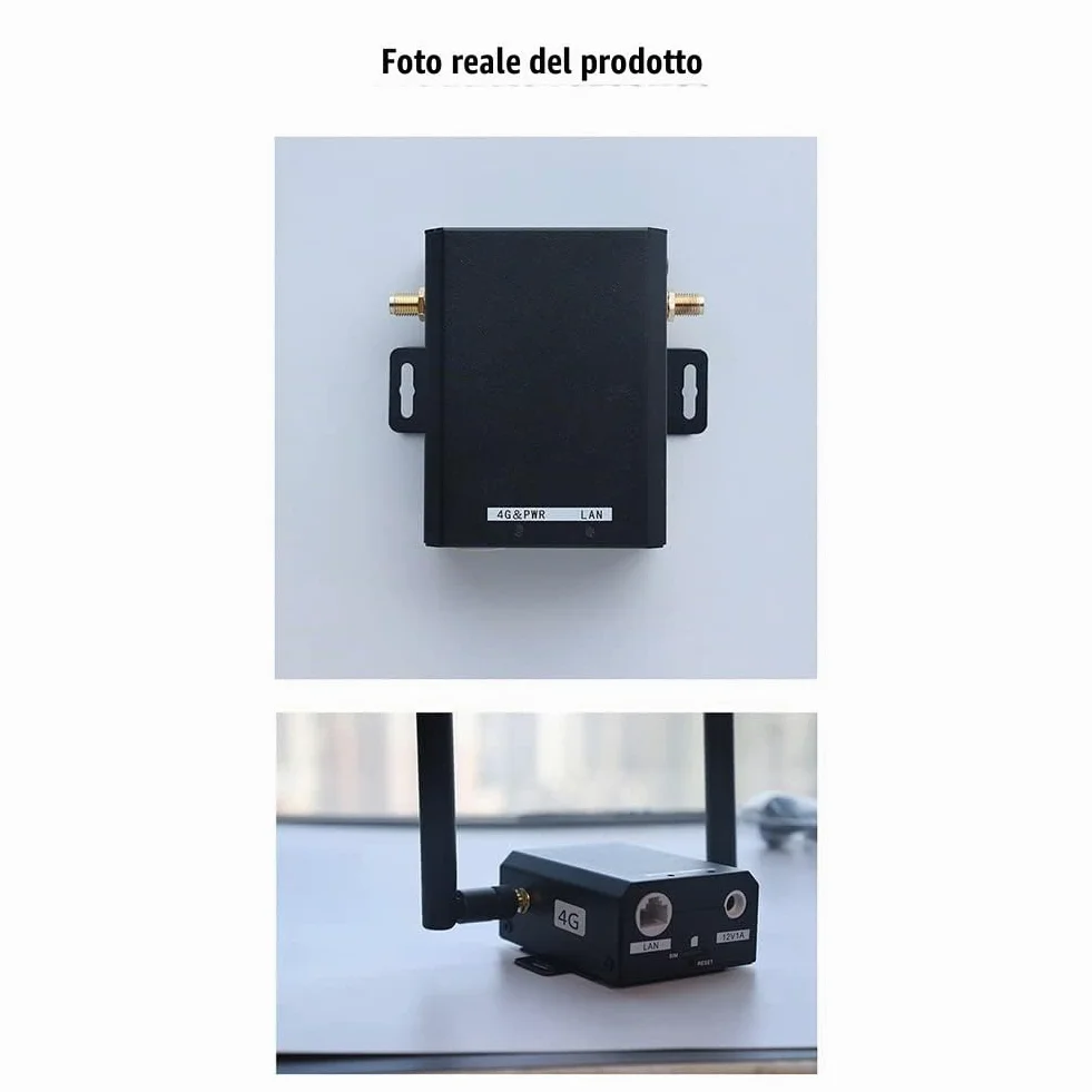 H927 Industrial Grade 4G Router 150Mbps 4G LTE CAT4 SIM Card Router con Supporto Antenna Esterna 16 Utenti Wi-Fi Spina UE, 500362386A1