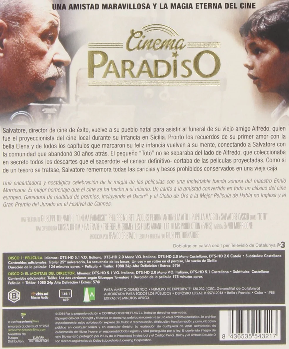 CINEMA PARADISO 2 BD