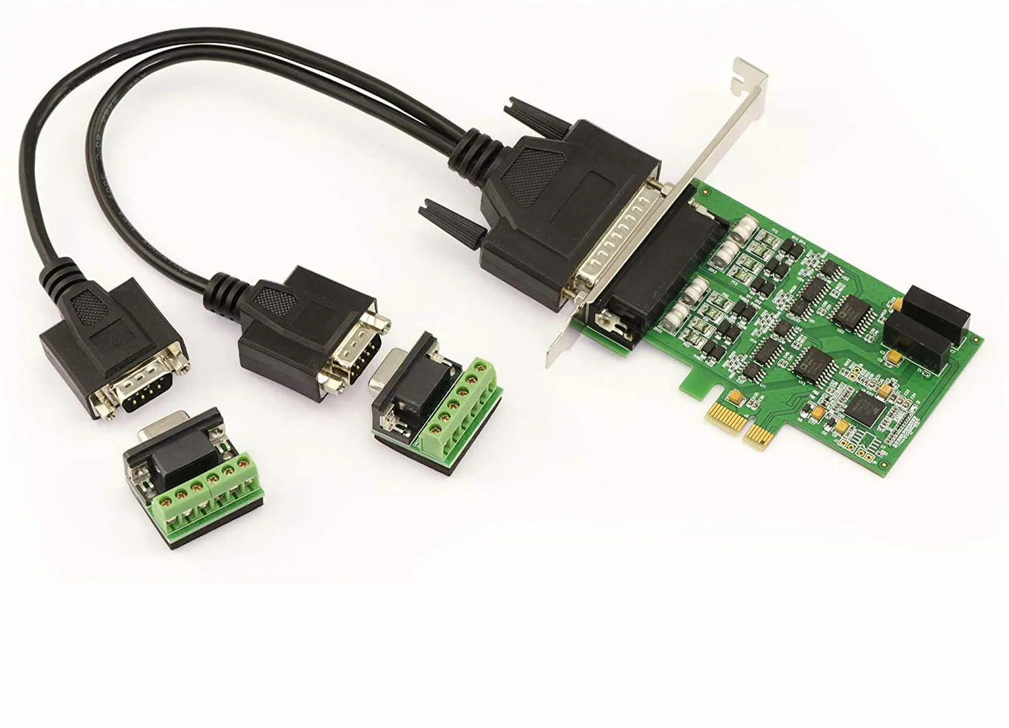 KALEA-INFORMATIQUE Scheda controller PCI Express PCIe a 2 porte RS422 RS485 con chipset EXAR XR17V352.