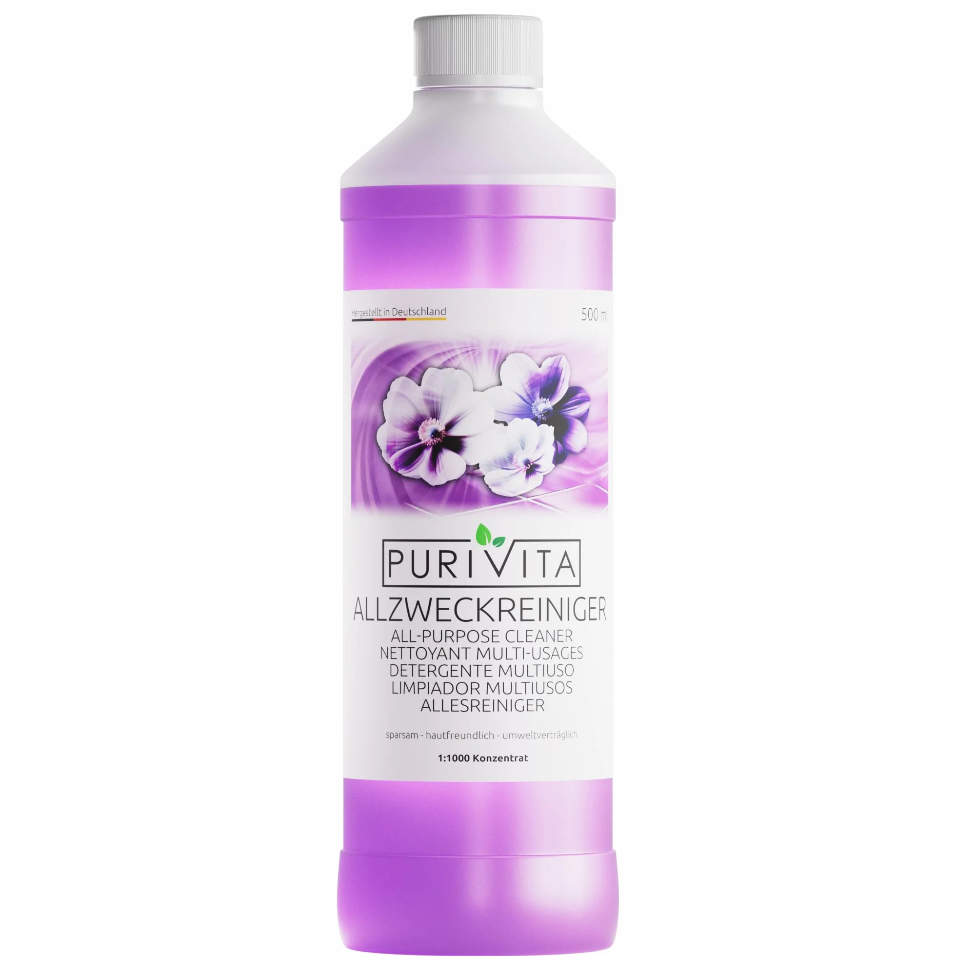 PURIVITA Detersivo Universale Concentrato Profumato 500ML Floor Cleaner All Purpose Cleaner