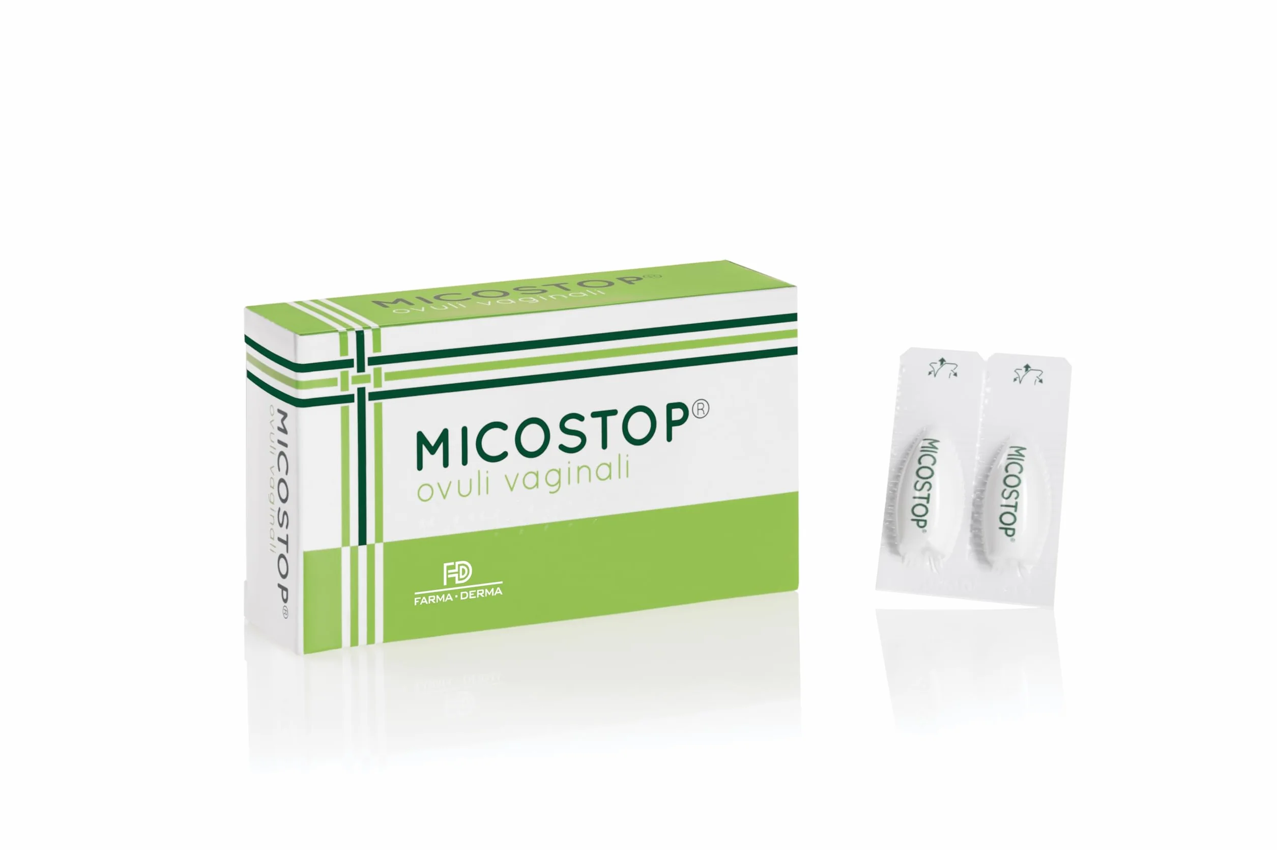 FARMA-DERMA Micostop Ovuli Vaginali 10 x 2 g Coadiuvante Micosi Vaginali