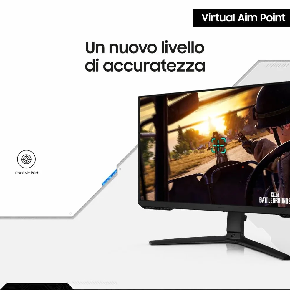 Samsung Monitor Gaming Odyssey G5 (S32CG510EU), Flat, 32'', 2560x1440 (QHD), HDR10, VA, 165Hz, 1ms (MPRT), AMD FreeSync Premium, HDMI, DP