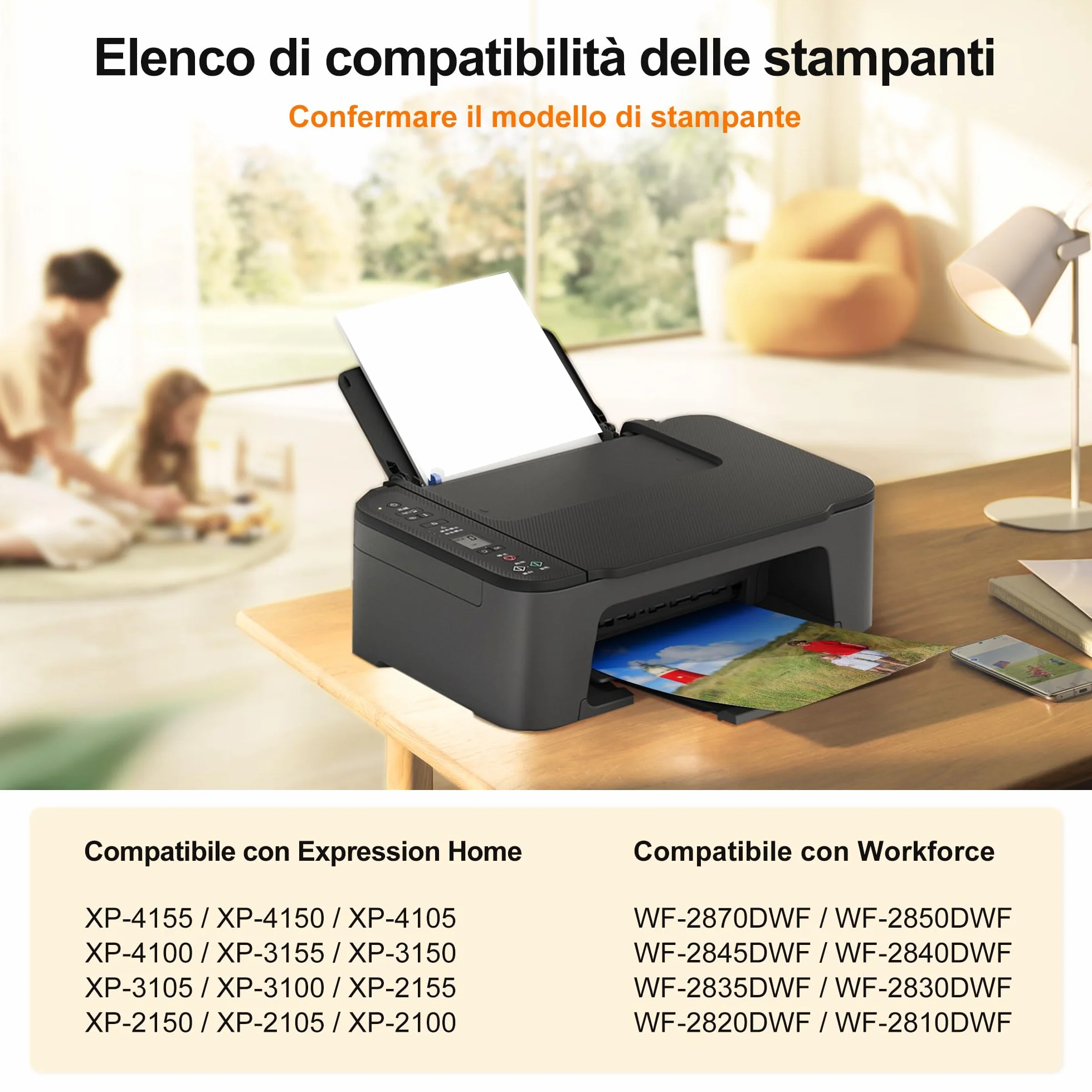 Sqwekd Cartucce d'inchiostro Compatibili per Epson per 603XL per Epson WF 2810 XP 2100 WF 2830 XP 3100 XP 2150 XP 4100 WF 2840 XP 3150 WF 2820 XP 2105 XP 3105 (Nero Ciano Magenta Giallo, 4-Pack)