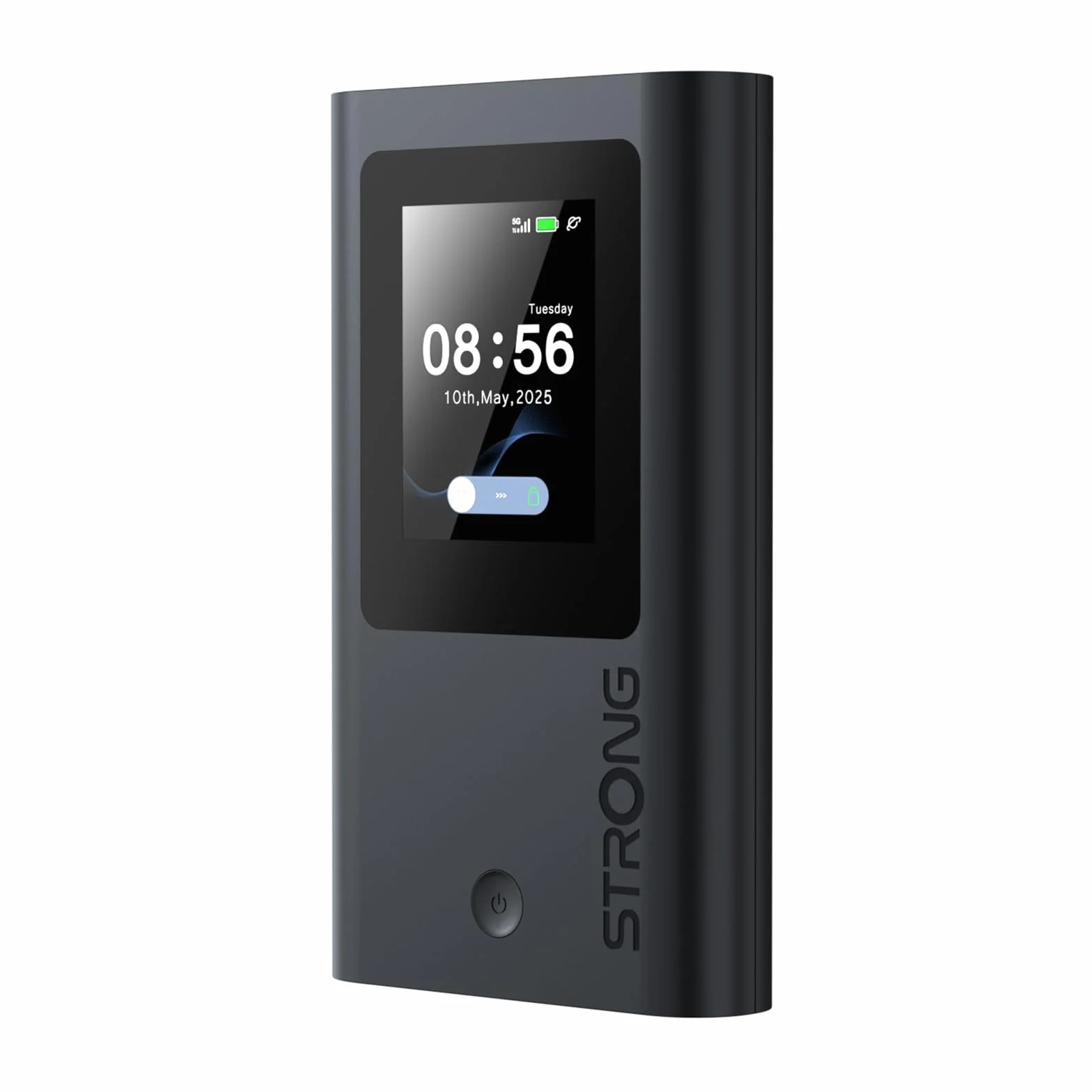 STRONG 5G+ HOPI Saponetta WiFi Portatile 5G, WiFi 6 AX1800, Hotspot Wi-Fi Tascabile con eSIM e 5GB di Dati, Velocità fino a 3,4Gbps, Batteria 4500mAh, Porta USB-C, Funzione Power Bank