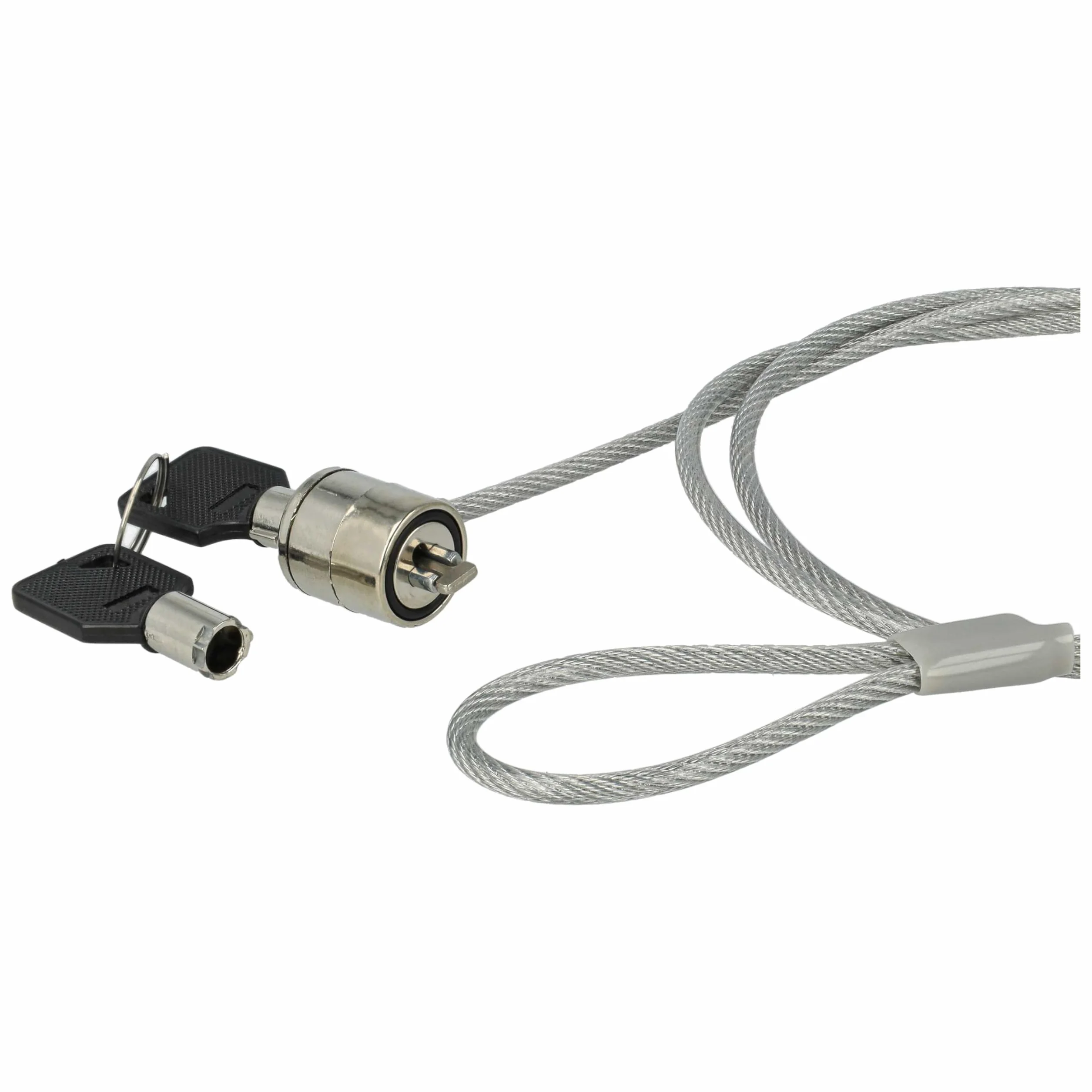 vhbw 10x Kensington Lock per Laptop Notebook - Cavo di Sicurezza con Chiavi, 1,2 m