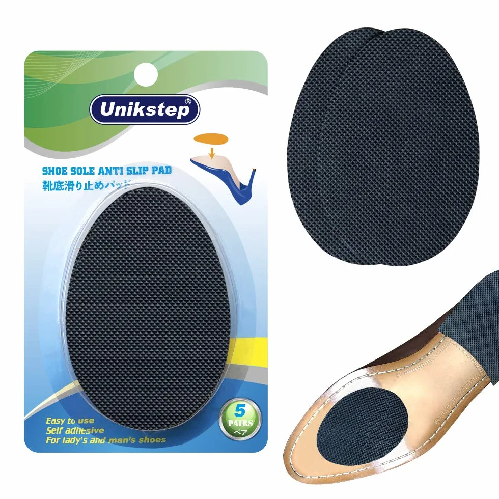 UNIKSTEP 5 par impugnature antiscivolo per suole scarpe, cuscinetti gomma autoadesivi