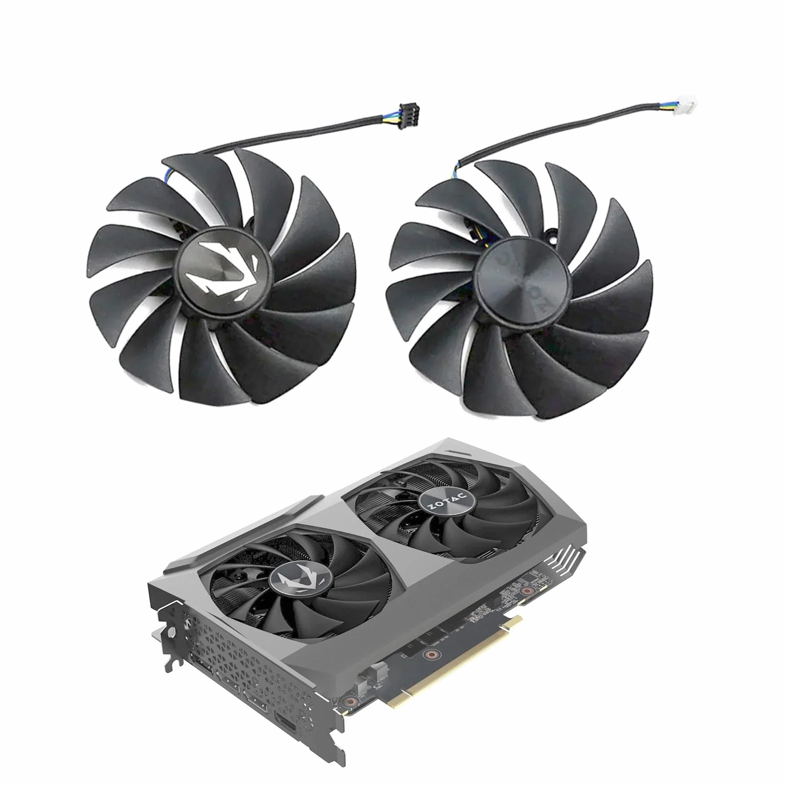 Ventola per scheda video ZOTAC_GAMING RTX 3060 Ti OC Twin Edge, RTX3050 TwinEdge