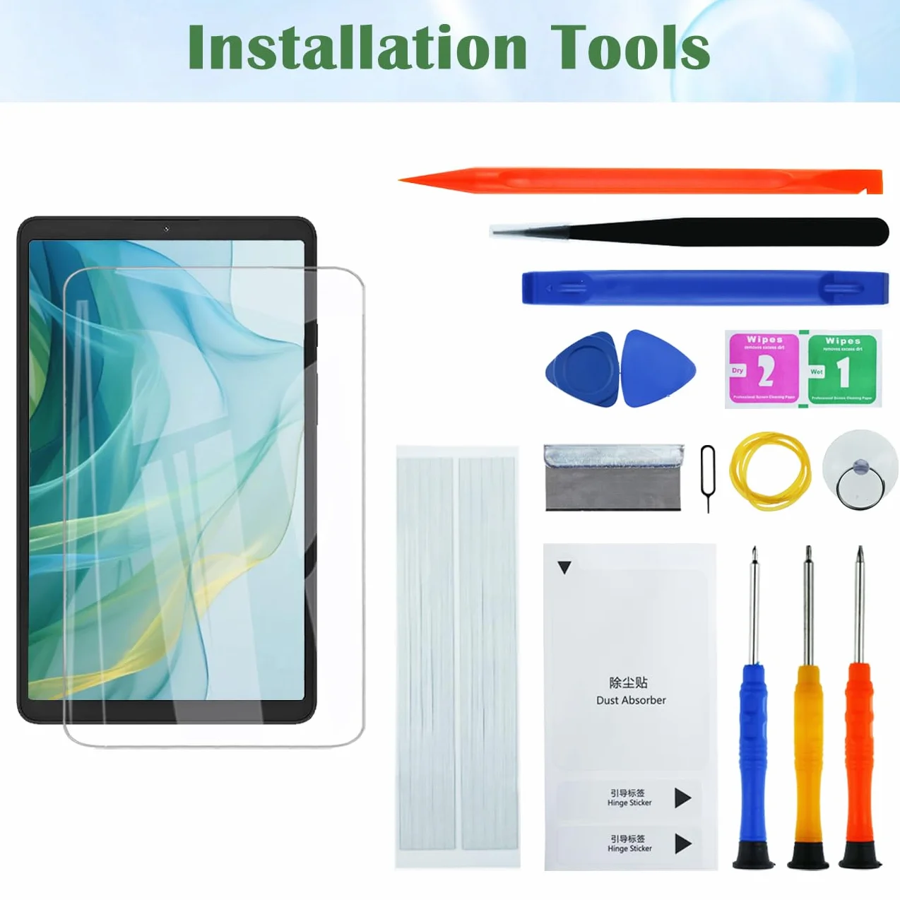 Schermo di ricambio per schermo LCD Samsung Galaxy Tab A9 8.7 X110 con kit