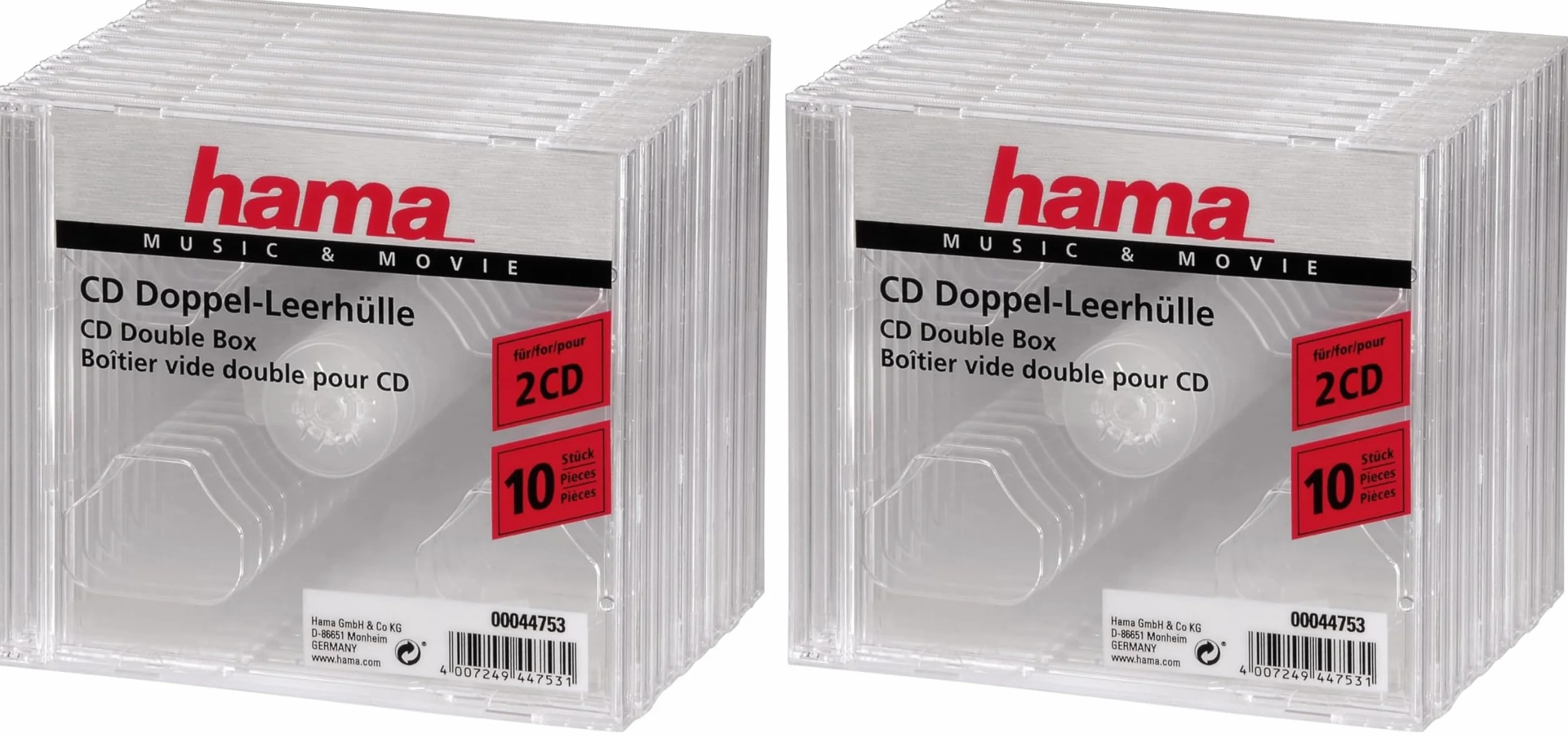 Custodie Doppie Hama CD