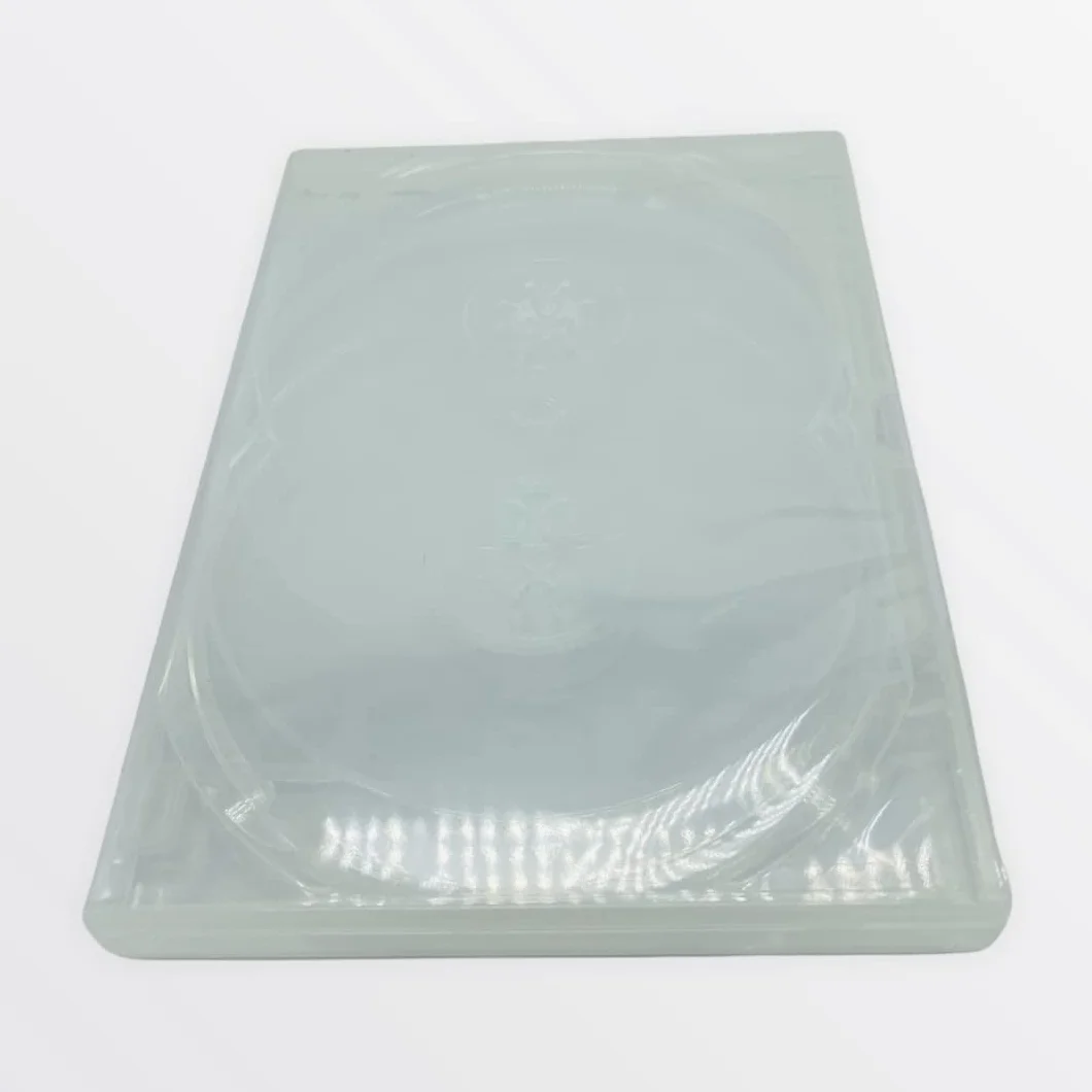 10 x Amaray - Custodia per Dvd Multi 6, 6 Scomparti, Trasparente, per Contenere 6 Dischi, Confezione da 10