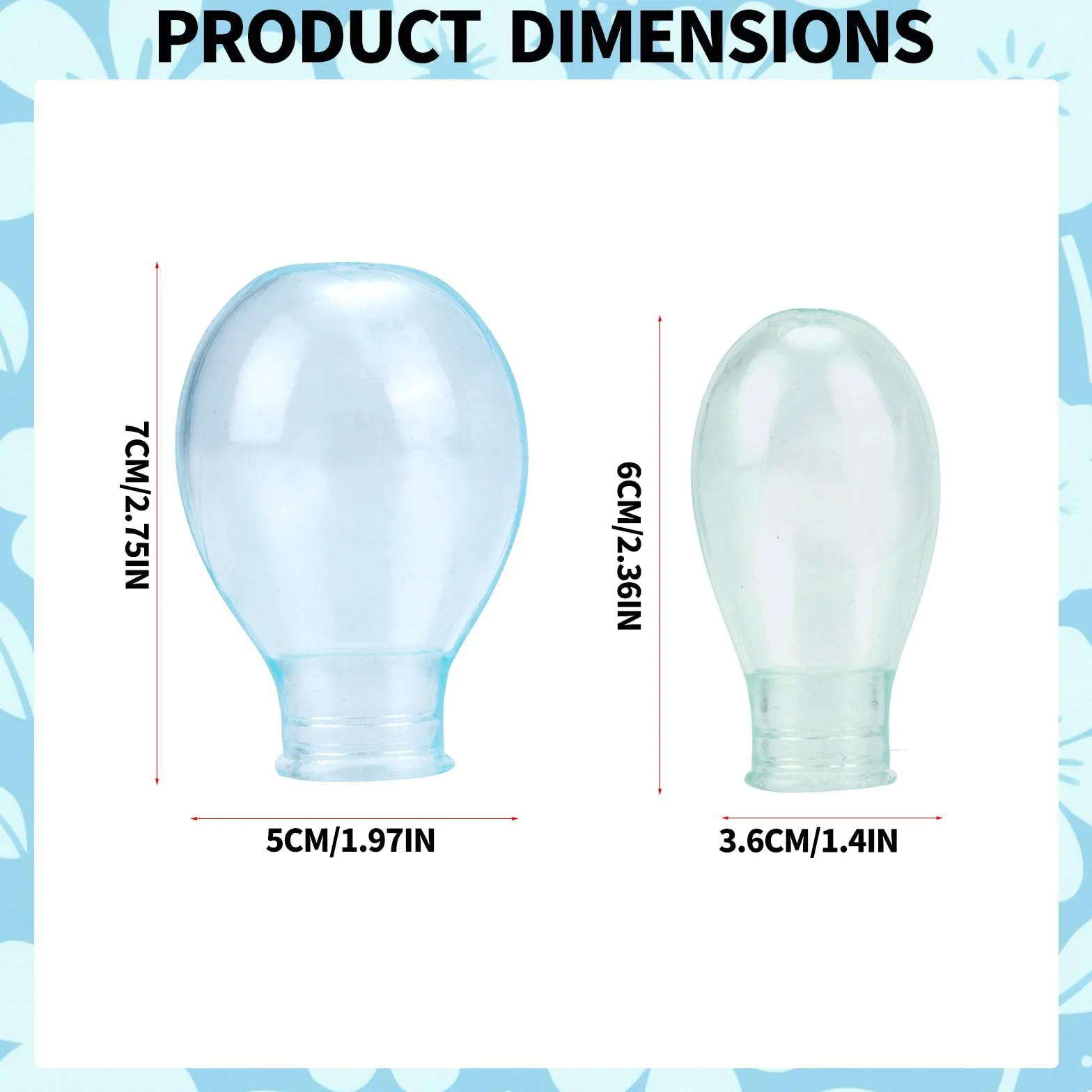 Copri Dita Impermeabili in Silicone per Nuoto, 3 Pezzi Riutilizzabili (1 Grande, 2 Piccoli)