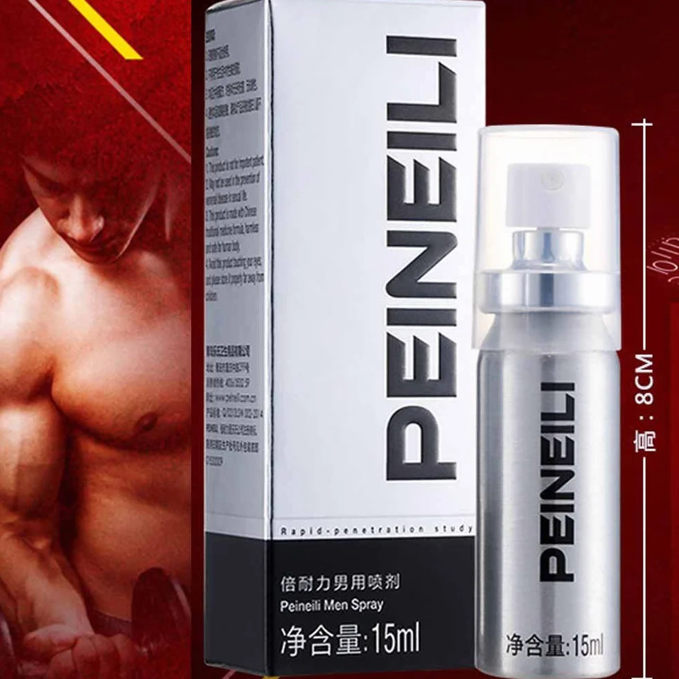 Spray del pene maschile previene l'eiaculazione precoce 15ml Prodotti sessuali