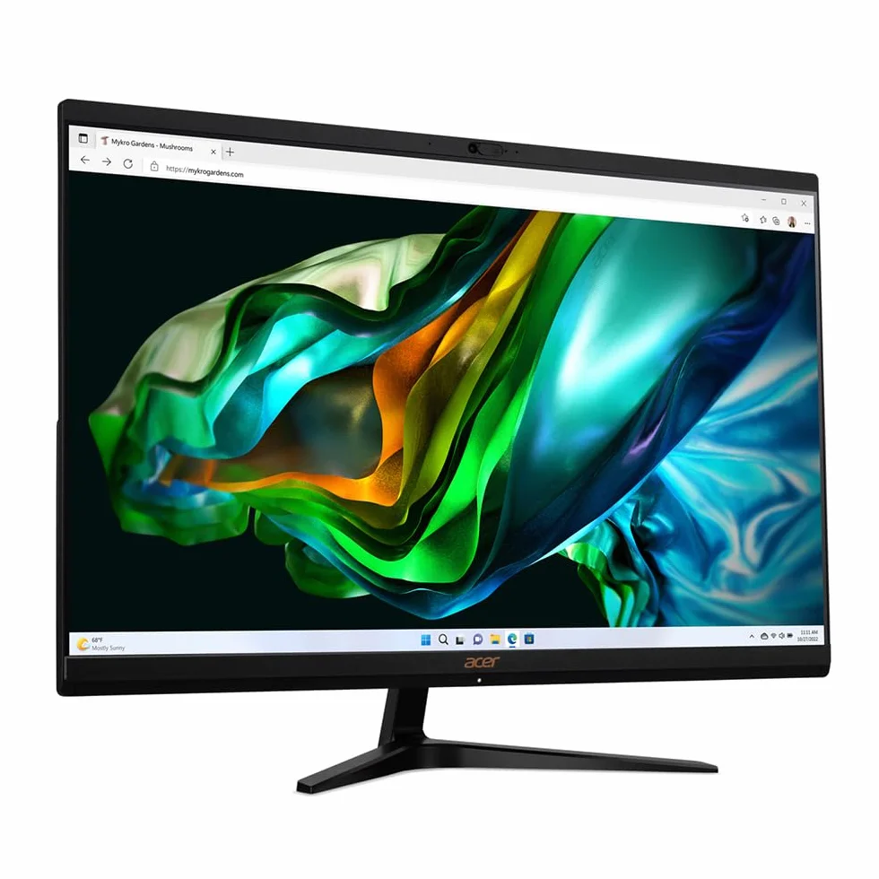 Acer Aspire C27-1800 All-in-One Desktop PC, Intel Core i3-1305U, 8GB DDR4, 512GB SSD, 27" IPS FHD Display, Windows 11 Home
