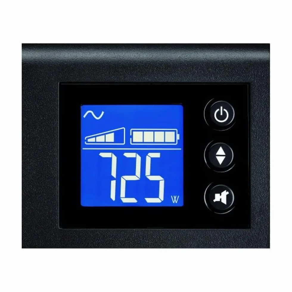Eaton 5SC 1500I, UPS Line‑Interactive 1500VA/1050W, 8 prese IEC‑C13, regolazione automatica della tensione (AVR), display LCD, formato tower, colore nero (5SC1500I)