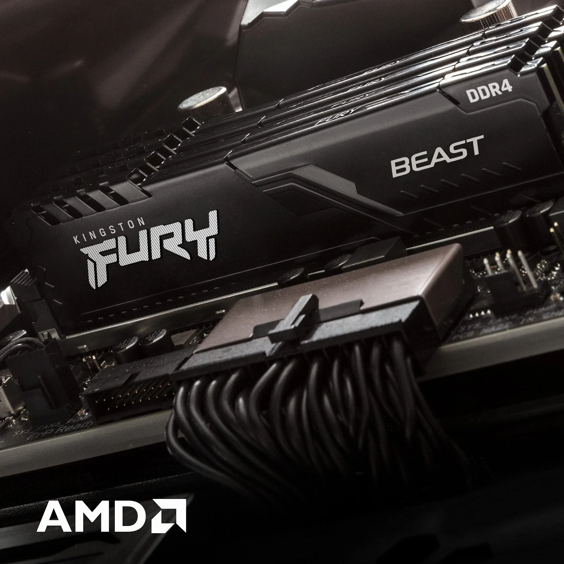Kingston Kit di memoria FURY Beast 16 GB (2 x 8 GB) 3200 MHz DDR4 CL16 per PC Kit de 2 KF432C16BBK2/16