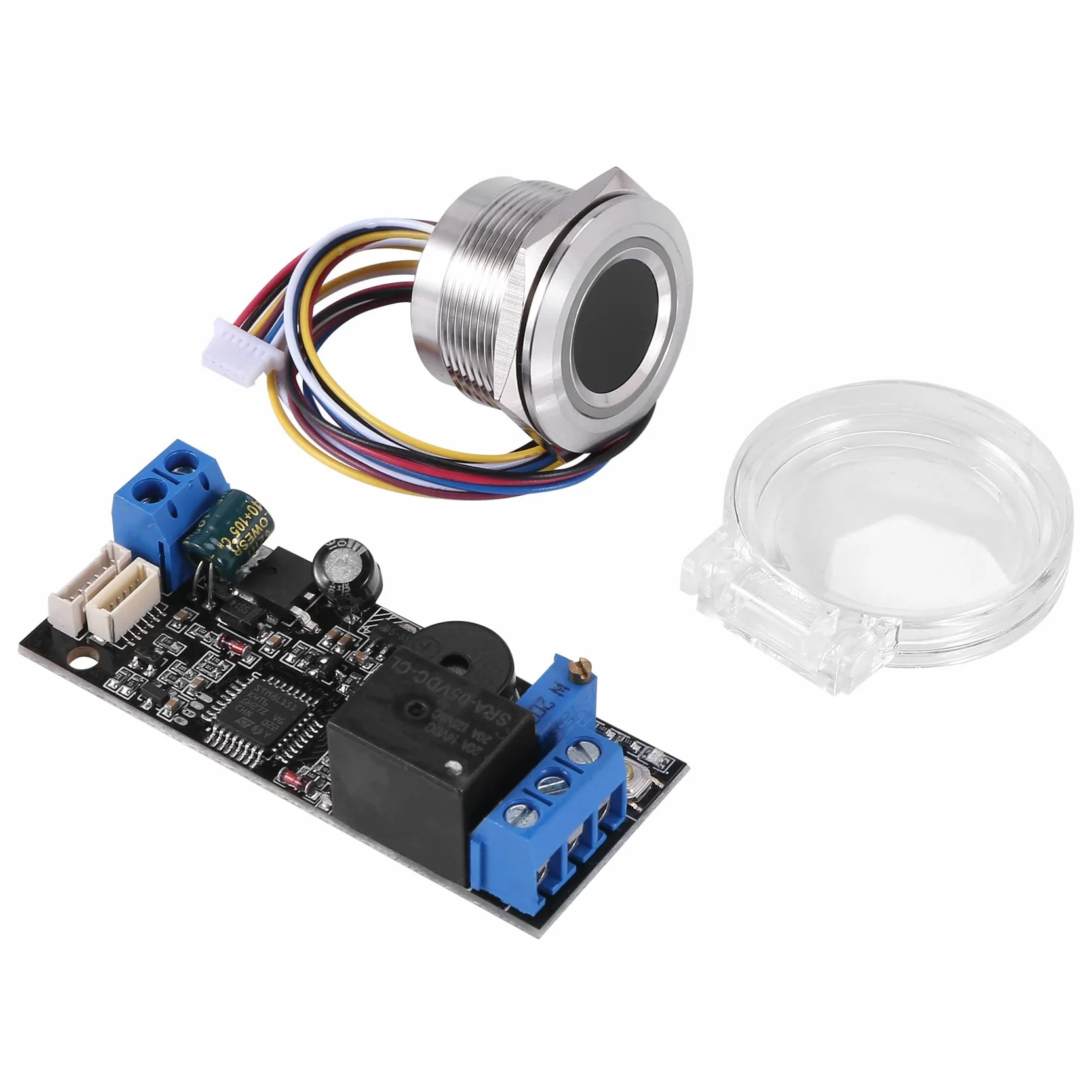 K202 DC12V Scheda di Controllo Impronte Digitali + R503 Modulo di Impronte Digitali Modulo di Riconoscimento Di Impronte Digitali Rotonde