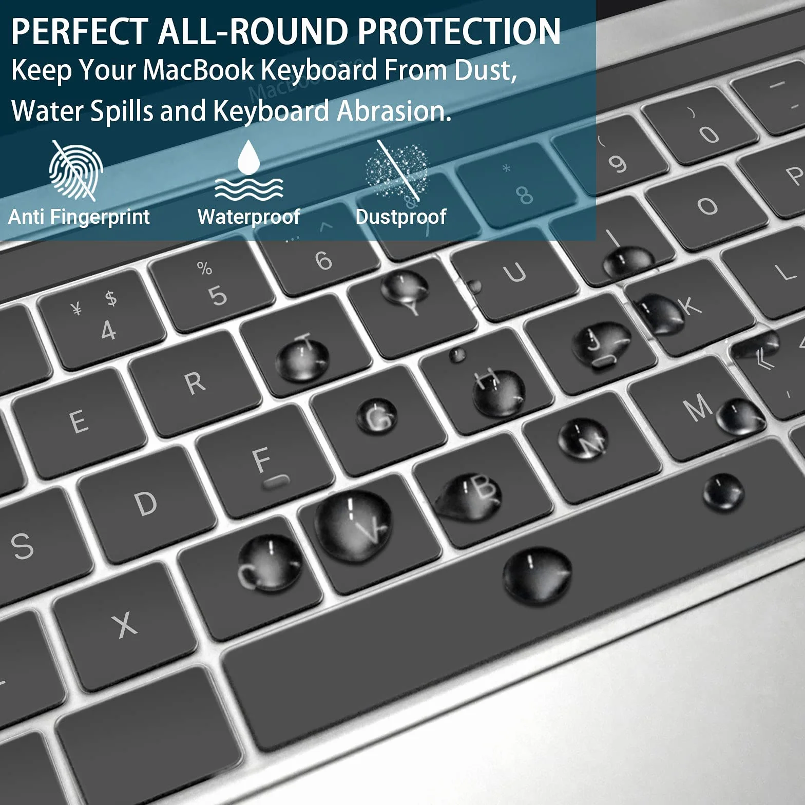 ZYB Ultrasottile TPU Copritastiera per MacBook,Cover Copri tastiera con 2022 2023 2024 MacBook Air M3 M2 13.6 15.3,2021-2024 Copri tastiera MacBook Pro 14/16 M4 M3 M2 M1,Italia Layout Mac Accessori