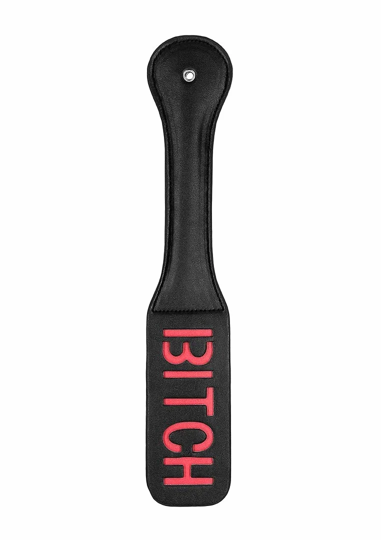 Shots Ouch! BITCH Paddle Black