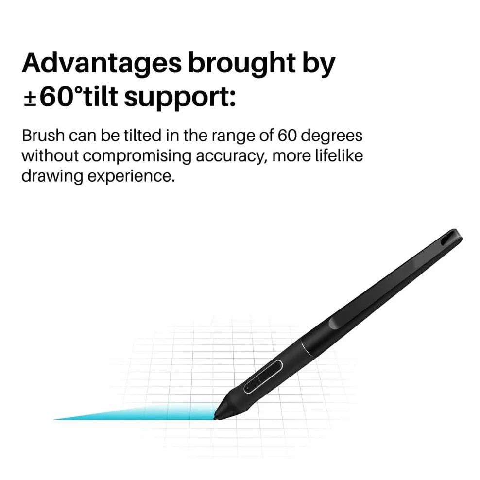 Penna stilo PW517 con 10 pennini compatibile per disegno Huion per Kamvas 13 Kamvas Pro 24 Kamvas 22 Kamvas 22 Plus Pen senza batteria 8192 penna a pressione PW517
