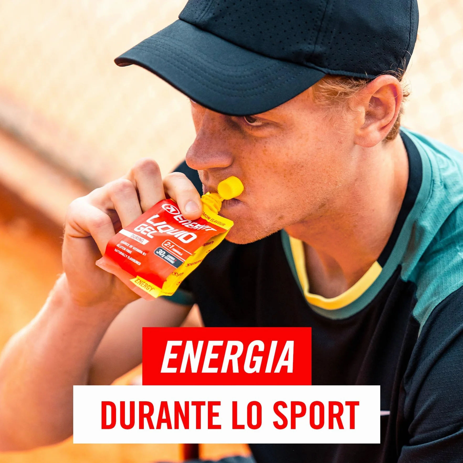 Enervit Liquid Gel Limone Gel Energetico 30g Carboidrati 60ml 4 Pack