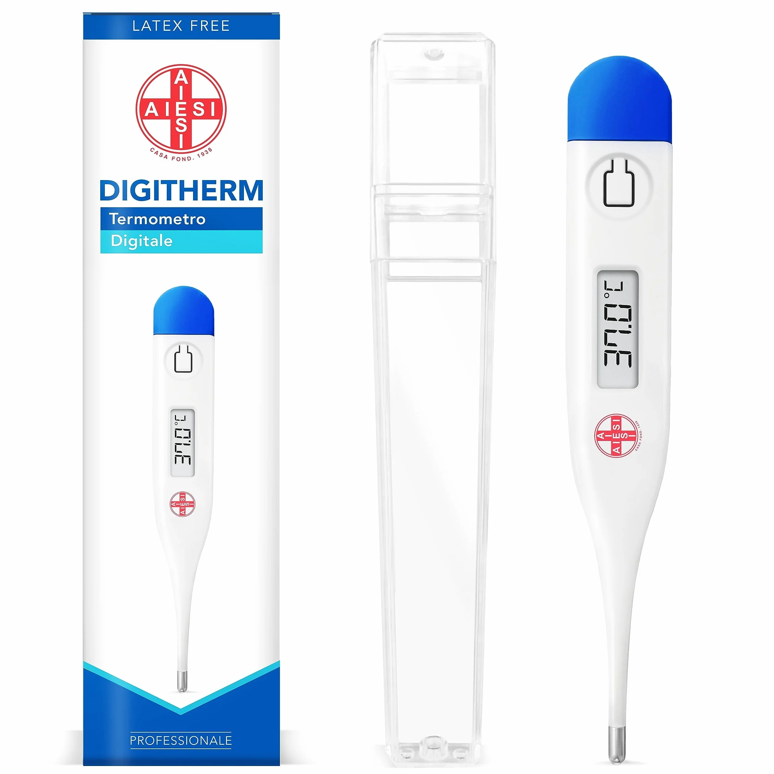 Termometro Digitale Professionale DIGITHERM per febbre adulti bambini 1 minuto Garanzia Italia 24 mesi