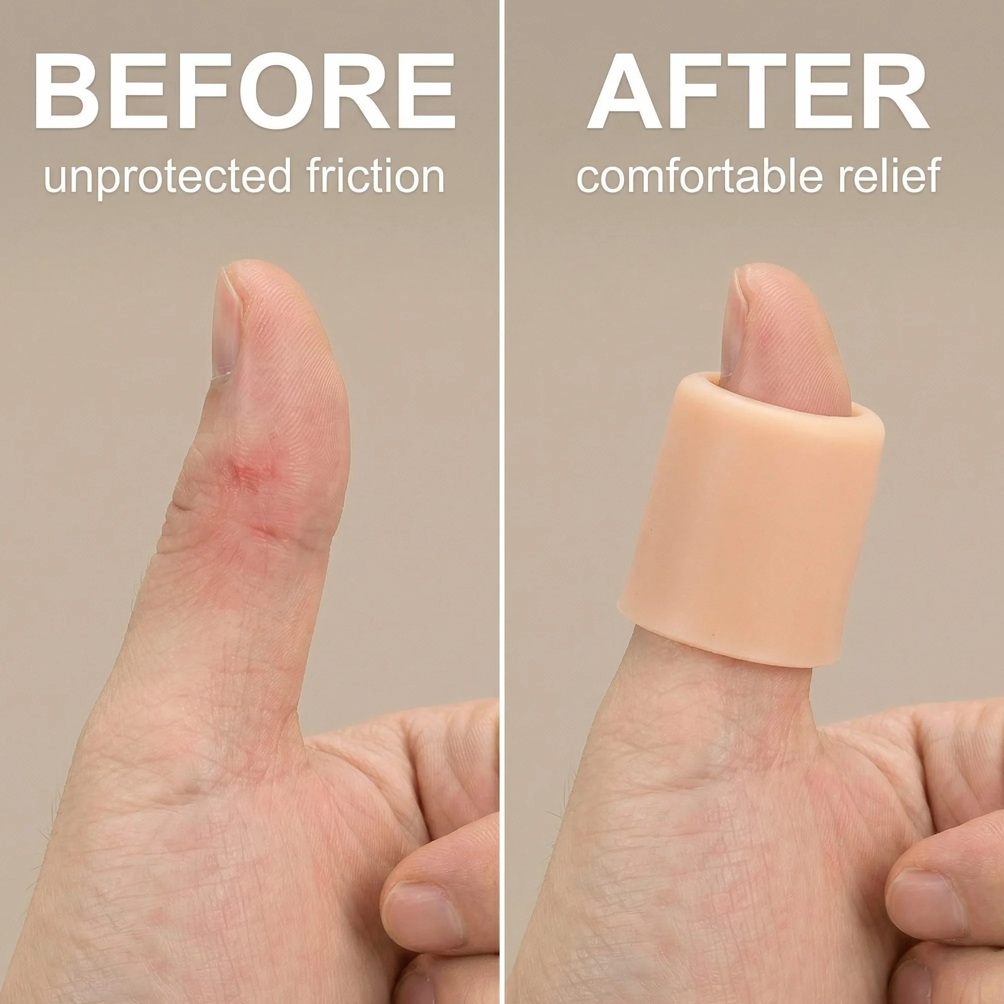 Copripunta in silicone Protezione Alluce, 10 Pezzi Toe Cap Protector, Copri Piedi Traspiranti