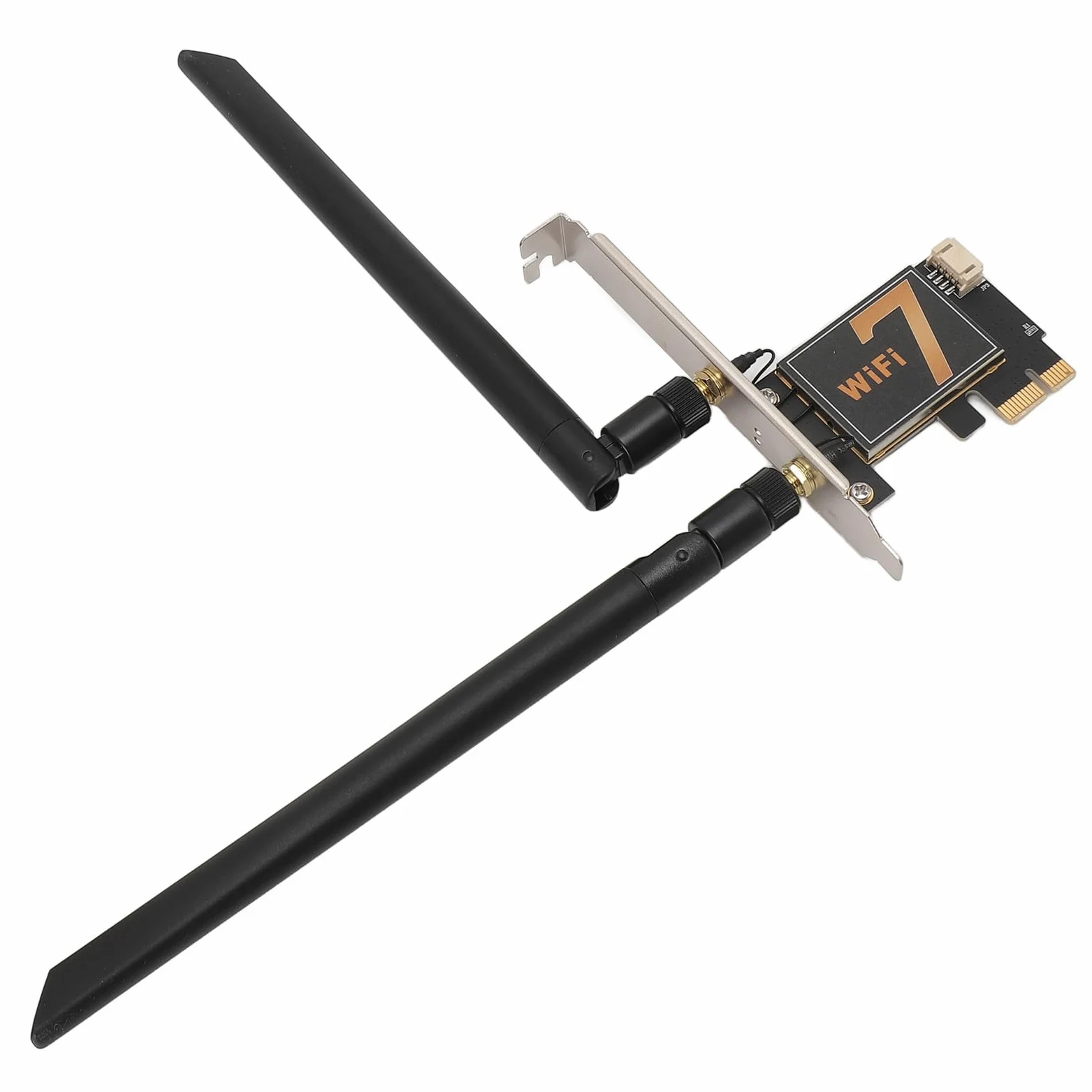 Scheda WiFi PCI Ex1 Adattatore Scheda di Rete Wireless Crittografia WPA4 BE200NGW Segnale Stabile con Antenna 8DB per PC Desktop
