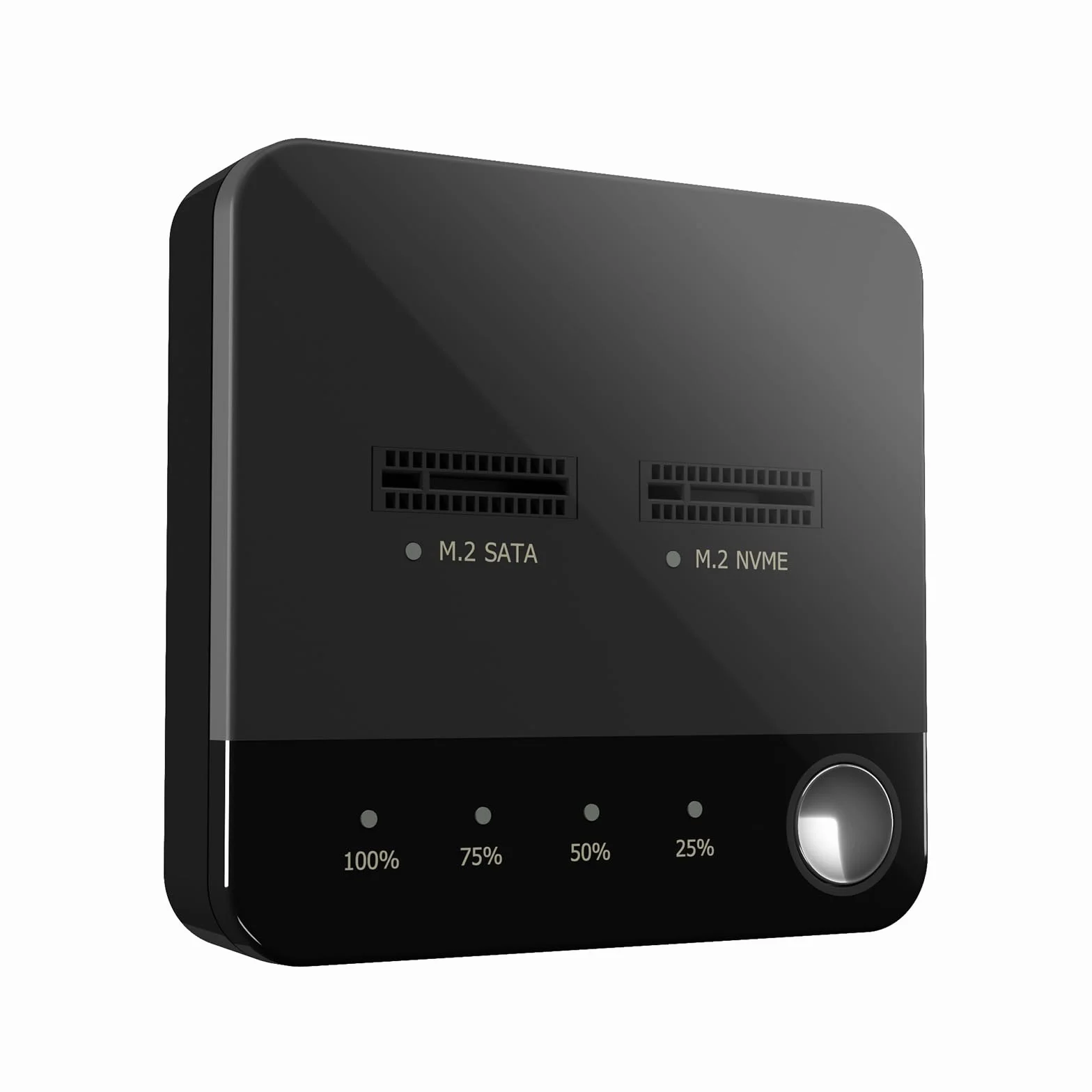 Docooler Duplicatore M.2 NVMe/SATA Clonatore SSD Dual-bay Offline Adattatore USB-C