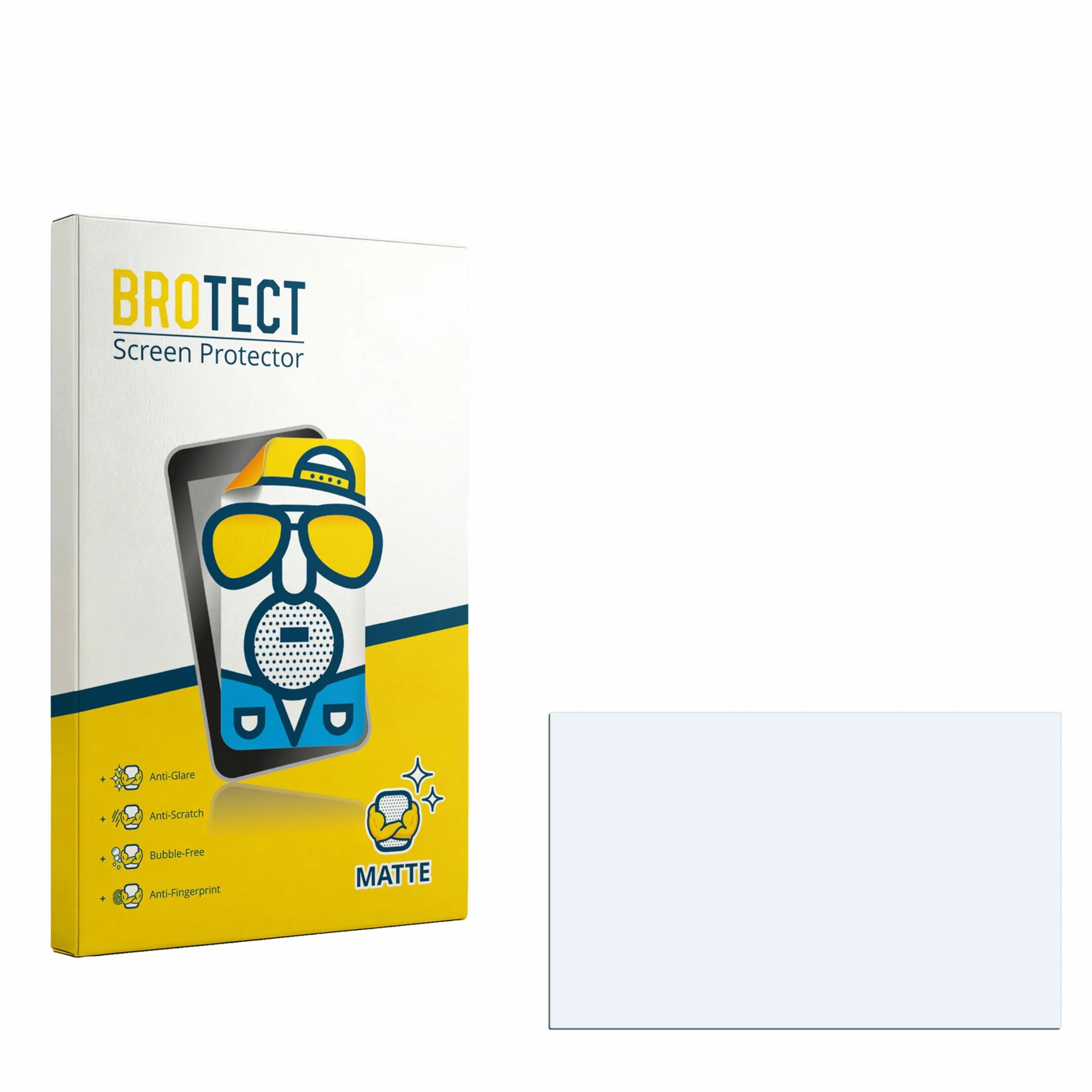brotect Pellicola Protettiva Opaca 16" per PC touch panel con 40.64 cm (16,0 pollici) [344 mm x 215 mm, 16:10] Proteggi Schermo Anti-Riflesso