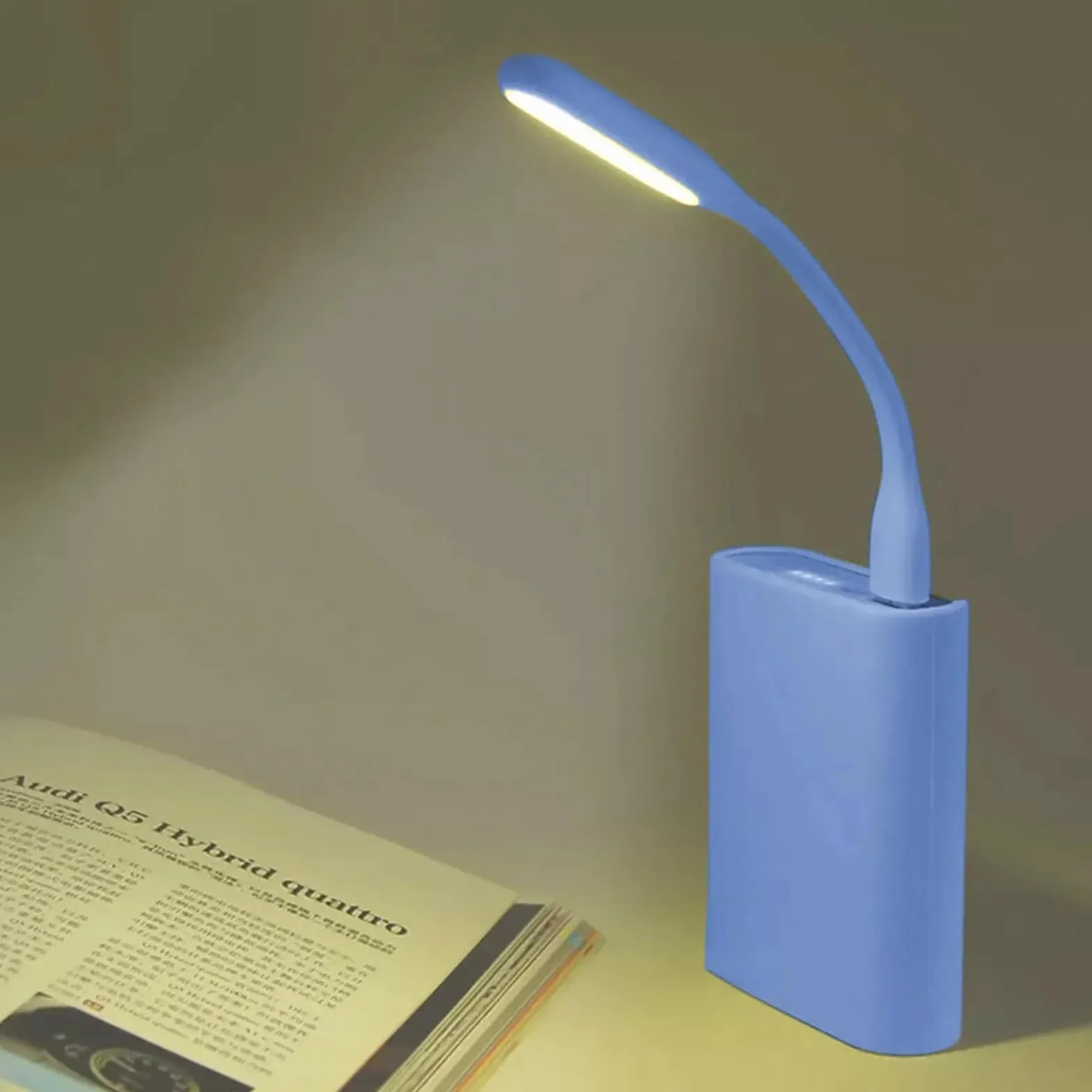 ELLENNE Lampada LED USB Portatile Flessibile Tastiera Laptop Luce ARANCIO | Lampada LED USB Portatile Flessibile per Tastiera e Laptop – Luce USB a Basso Consumo