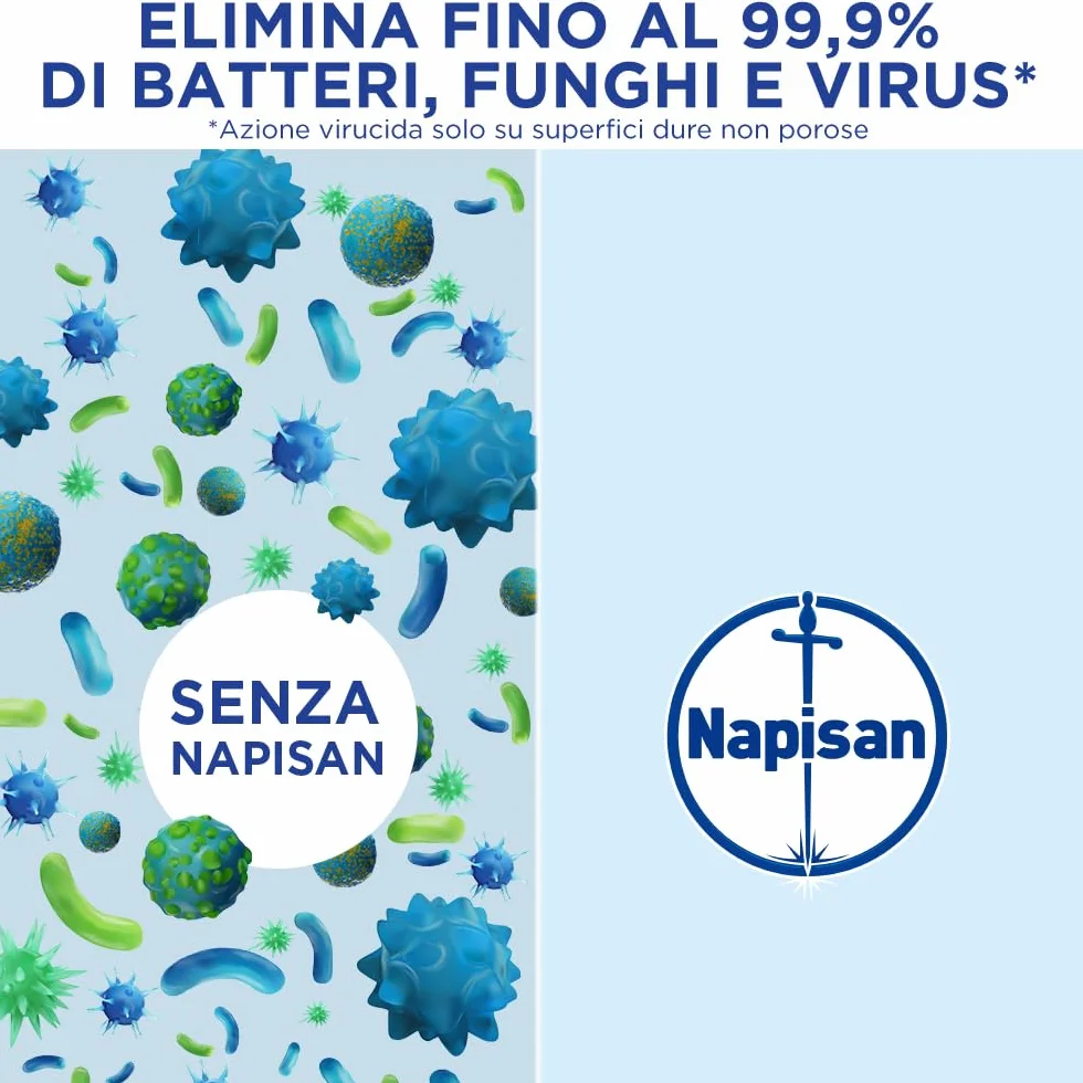 Napisan Spray Disinfettante Milleusi 400ml per Tessuti e Superfici