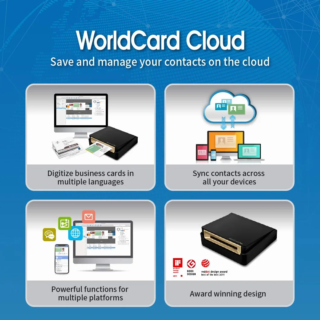 PenPower WorldCard Cloud 1 anno sottoscrizione 1 utente gestione contatti cloud