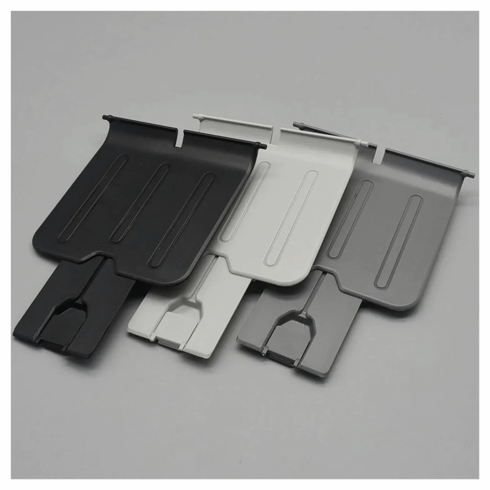 10X vassoio uscita carta, compatibile con HP, P1102 P1102 | P1005 P1006 P1007 P1008 P1100 P1106 P1108 P1607, RM1-6903-000(Dark Grey)