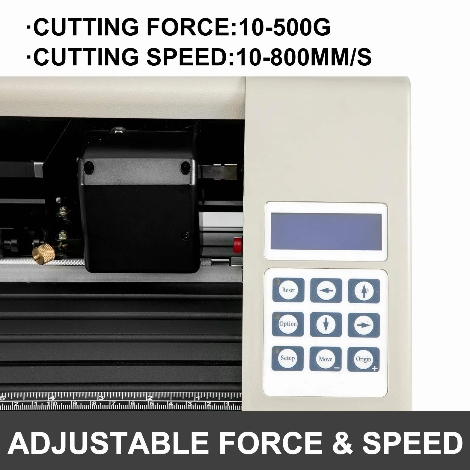 VEVOR Plotter da taglio in vinile, 375 mm, precisione di taglio ± 0,01 mm, compatibile con MAC & Windows, plotter con unità USB, plotter da taglio 8 kg