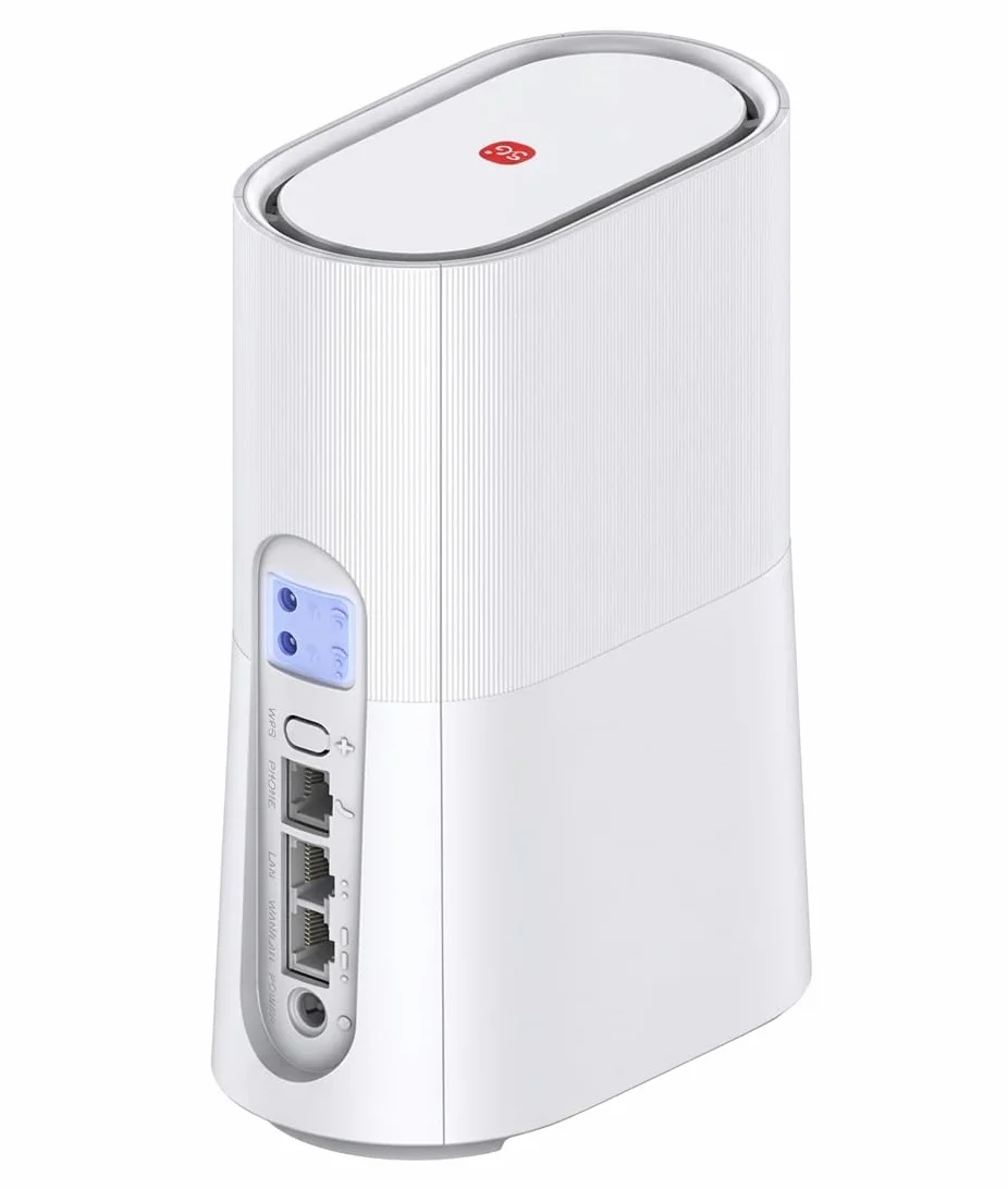 ZTE Router G5B2 5G, AX3600 Wi-Fi 6 Indoor CPE, fino a 3,03 Gbps, doppia banda, blocco SIM gratuito, 2 porte Gigabit per un massimo di 64 dispositivi