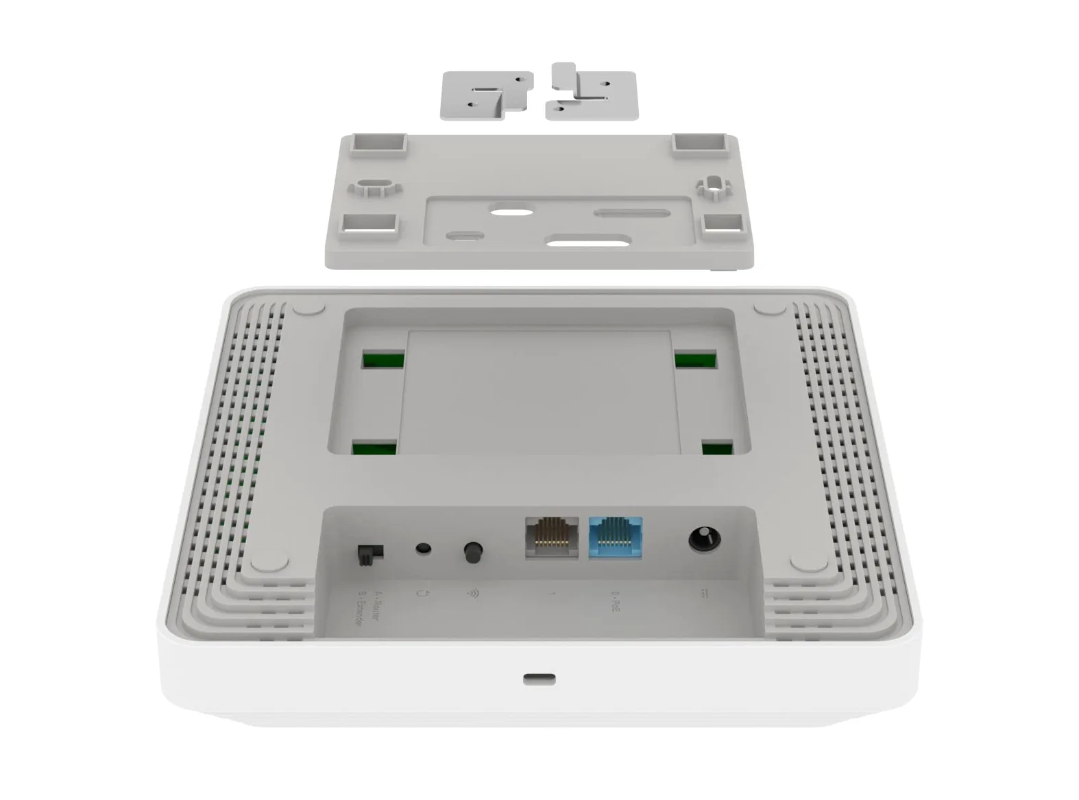 Keenetic Voyager Pro (KN-3510) Wi-Fi 6 AX1800 Mesh, 2x1G, PoE, VPN integrate, Configurazione facile, Gestione VLAN ed Isolamento Client