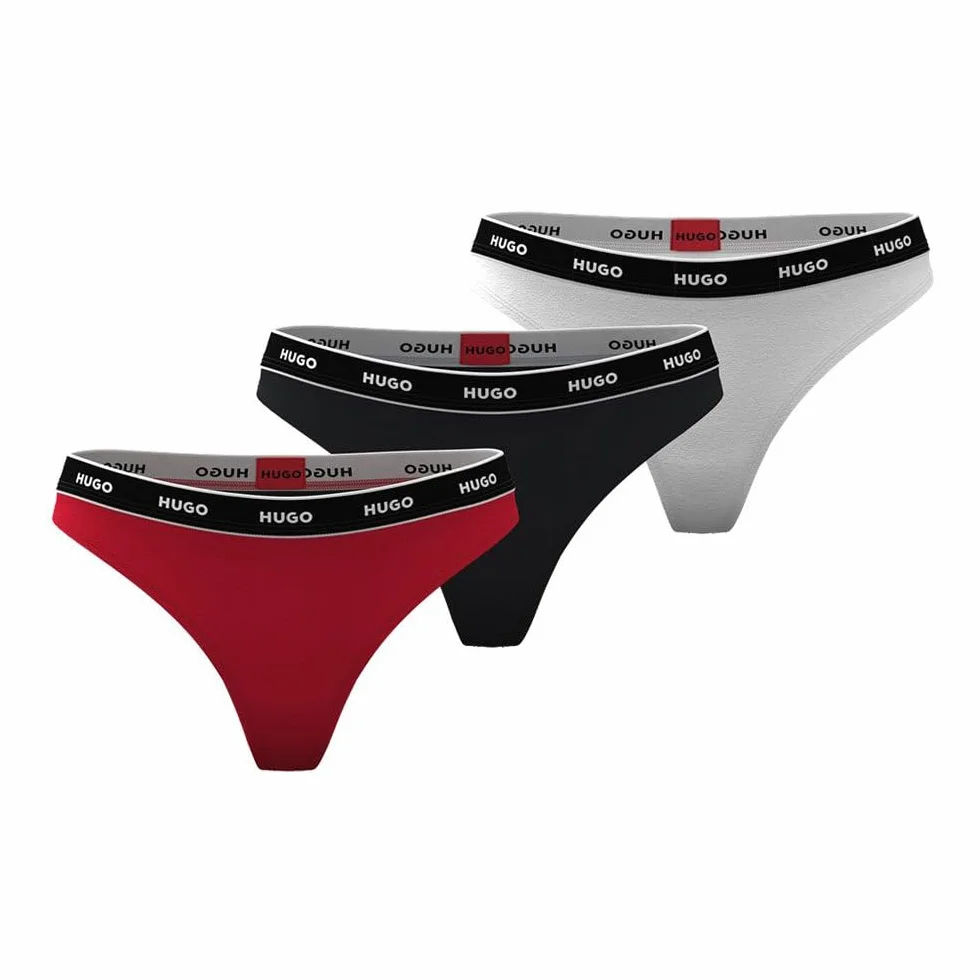 Hugo Triplet Thong Stripe Perizoma Donna