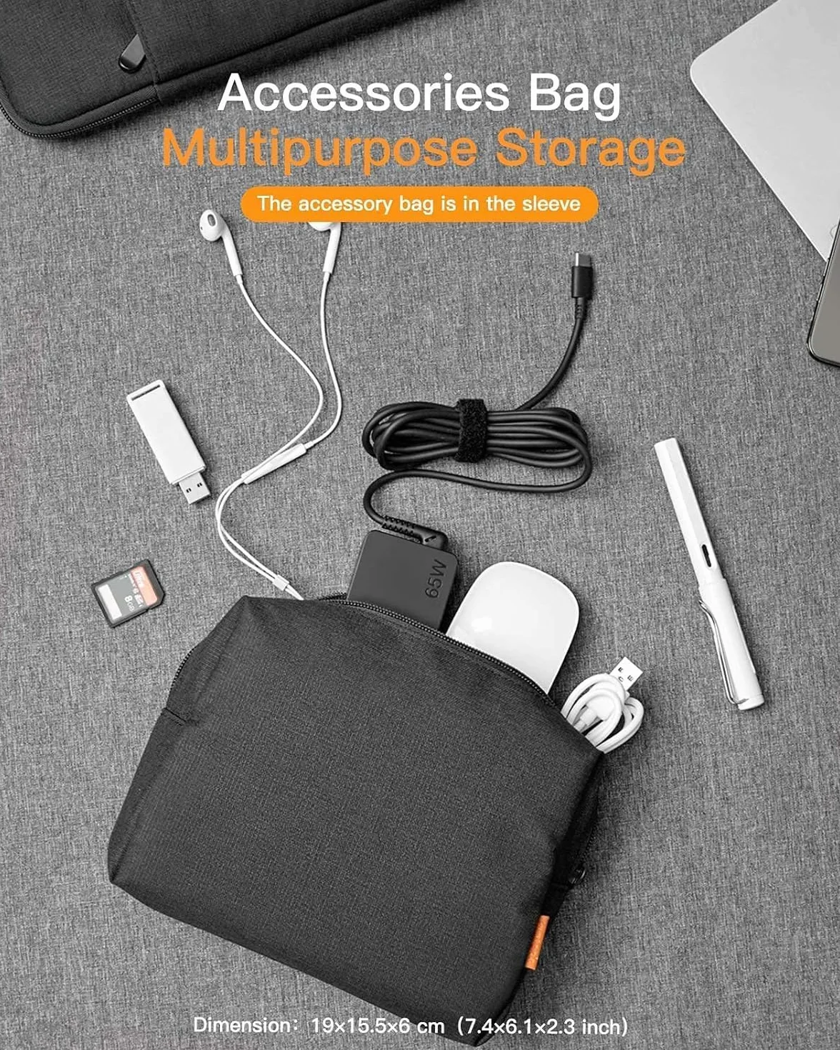 Inateck Custodia per Laptop Compatibile con 15,6 Pollici Notebook