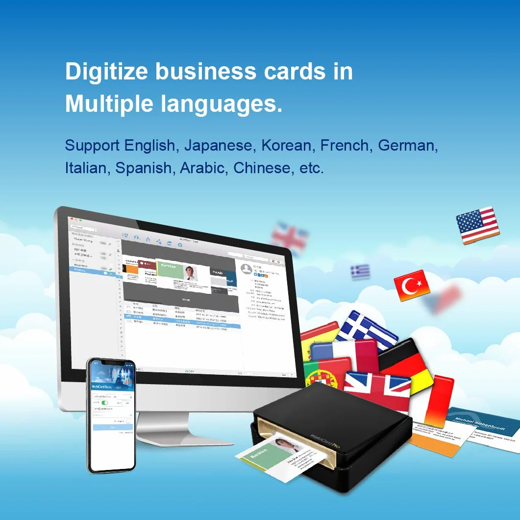 PenPower WorldCard Cloud 1 anno sottoscrizione 1 utente gestione contatti cloud