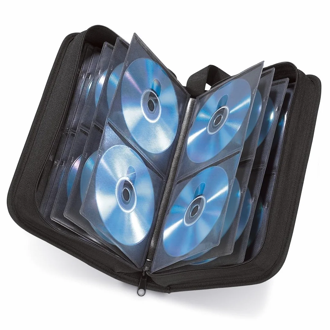 Hama custodia CD per 104 CD / DVD / Blu-ray, nero