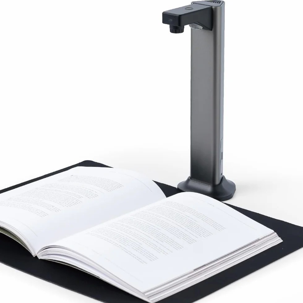 Scanner Portatile A3 Professionale: Fotocamera 13MP Porta USB ad Alta Velocità Tecnologia TTS e OCR Compatibile Mac/Windows Ideale per Libri e Documenti in Ufficio/Casa/Biblioteca/Scuola