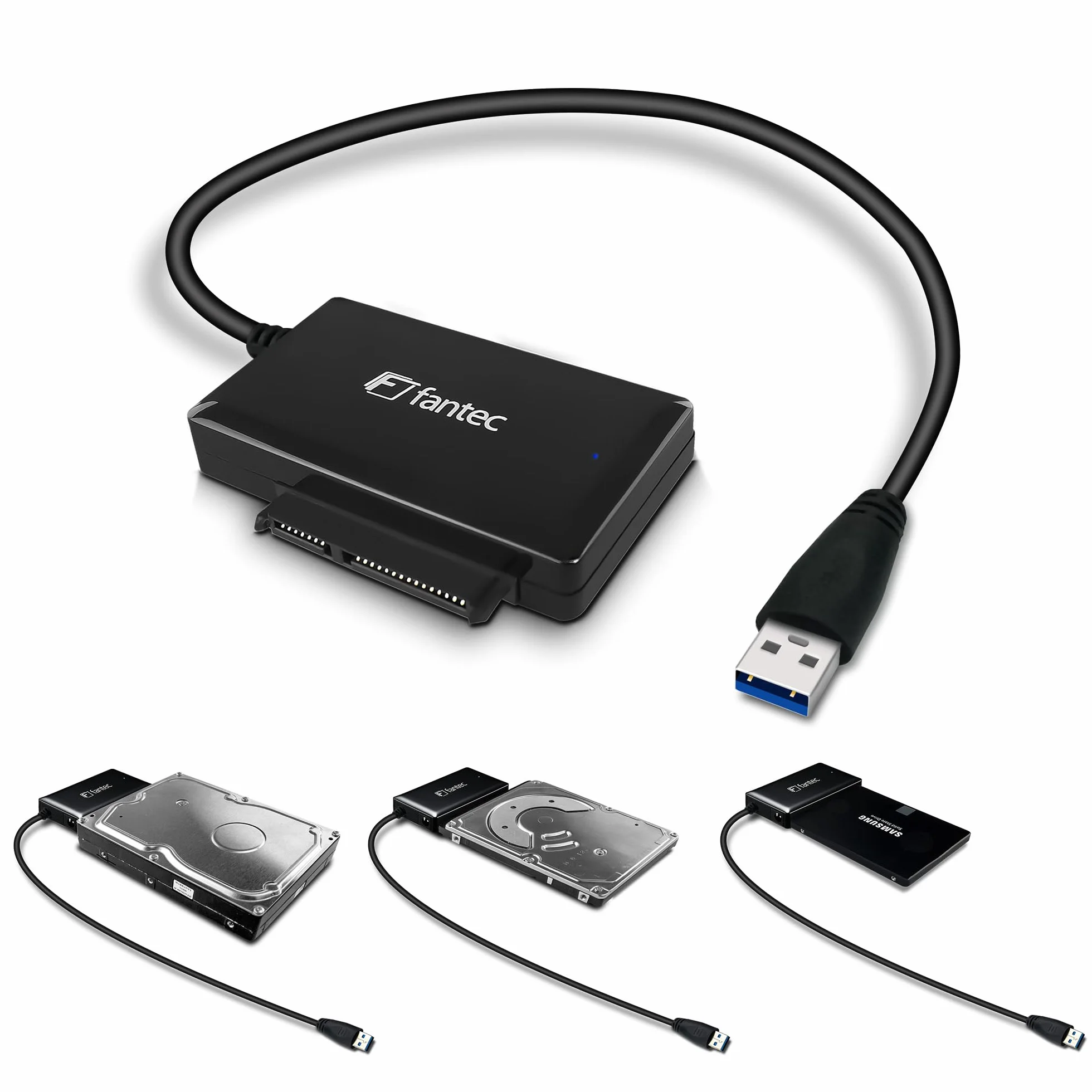 FANTEC 2571 USB 3.0 SATA 6G Adapter DOCK for 2.5'' 3.5'' HDD SSD