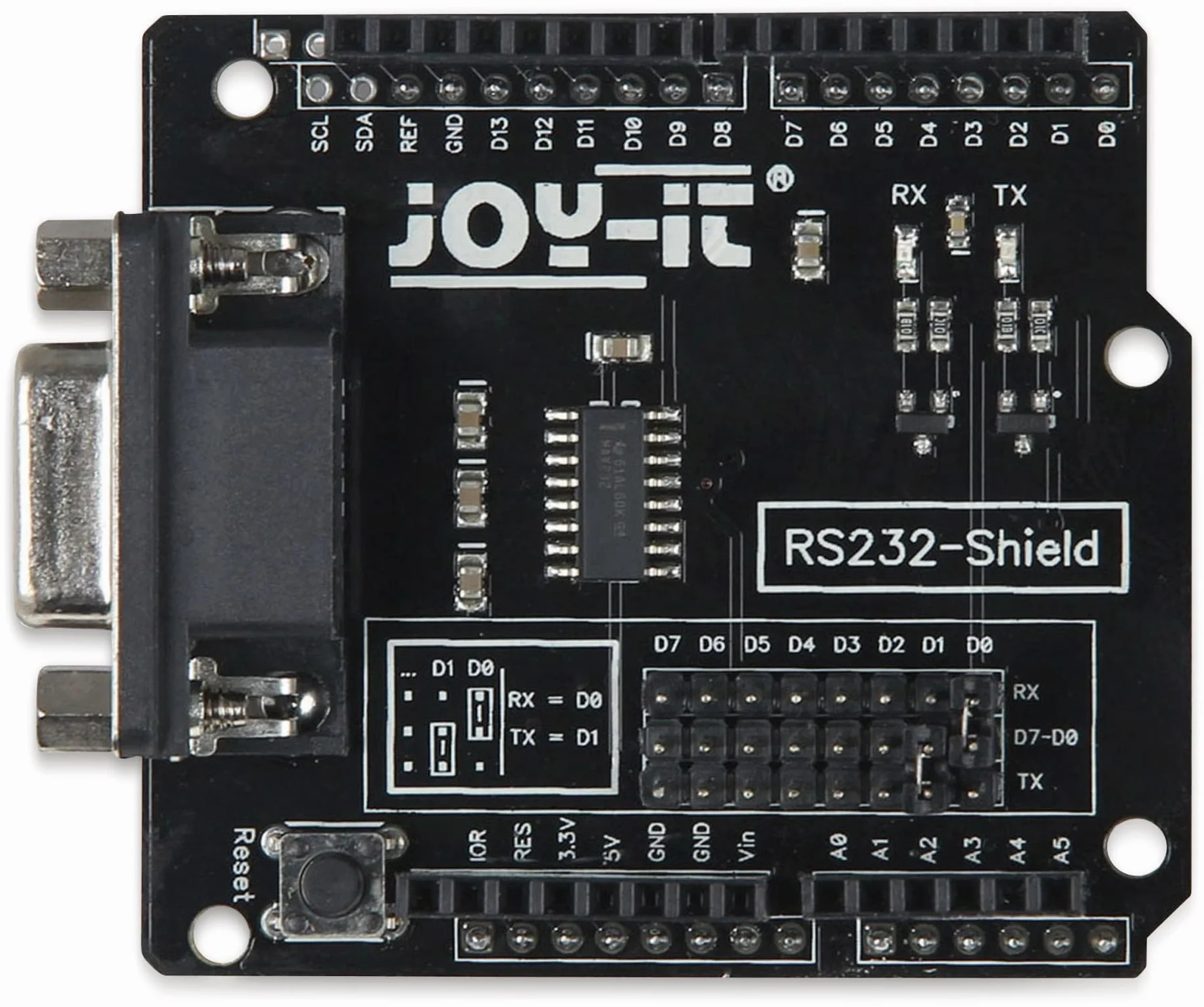 Joy-It RS232 Shield per arduiono RS232 Shield per Arduino Joy di IT
