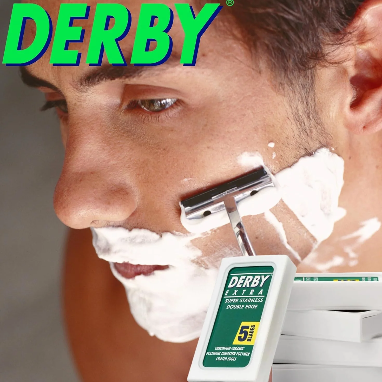 Derby Lamette da Barba Double Edge 100 Unità