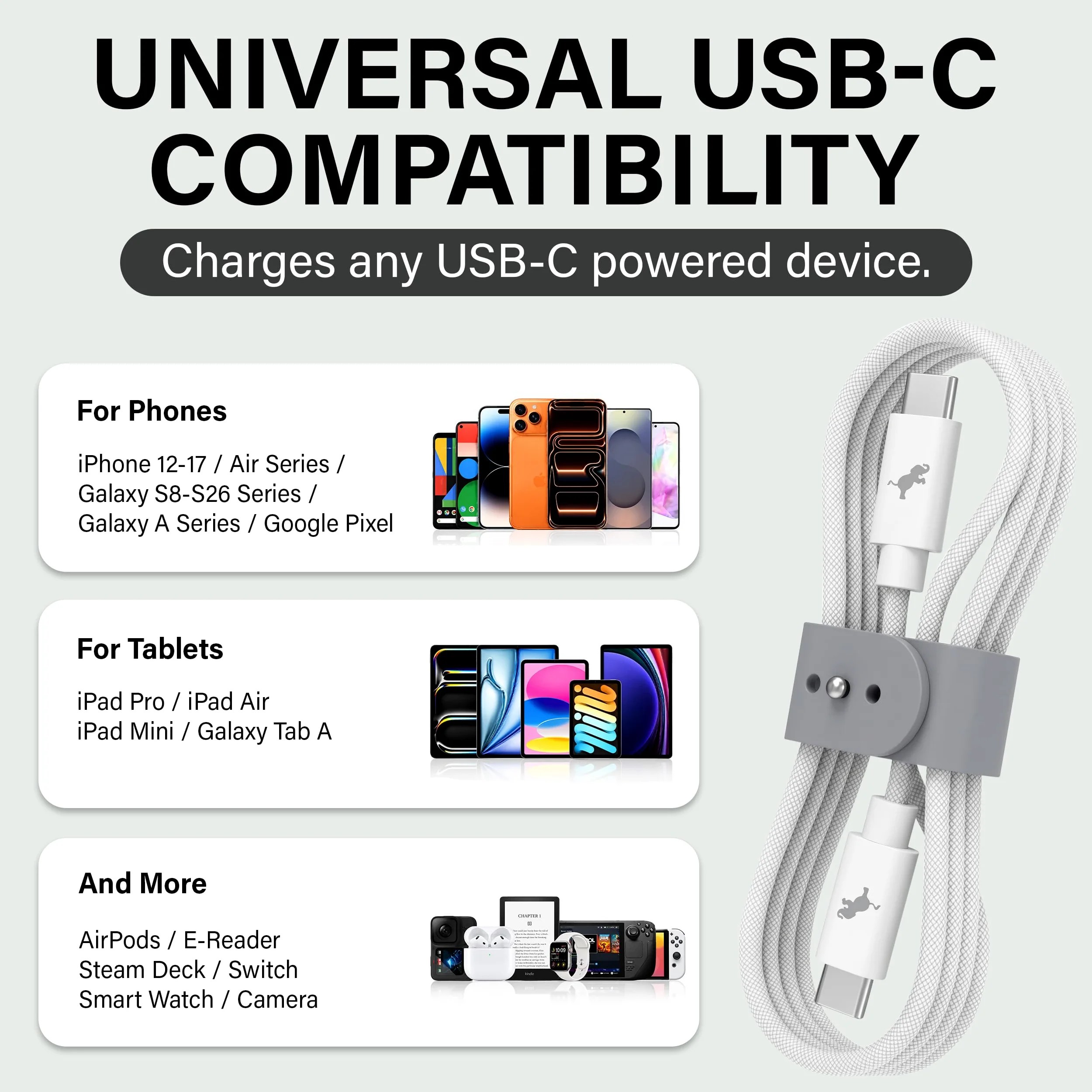 Nimble PowerKnit USB-C a USB-C