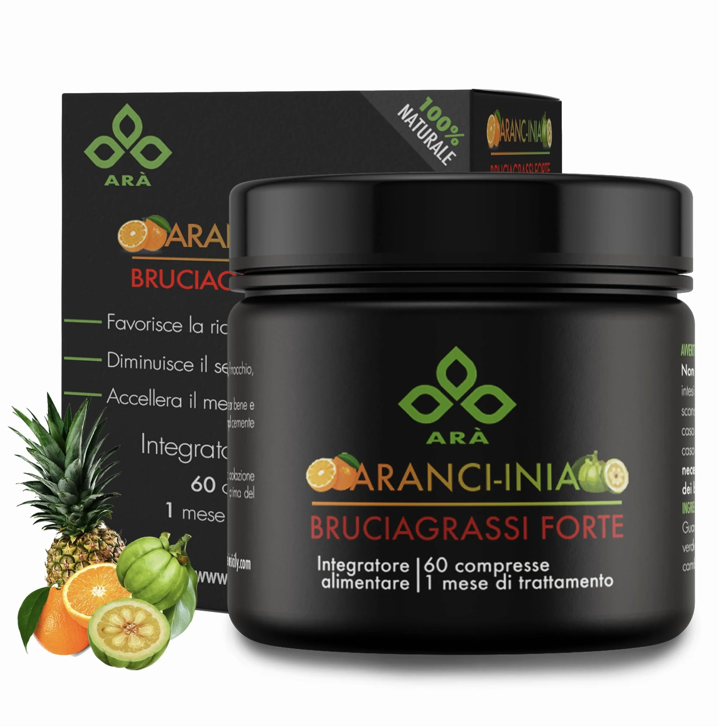 ARÀ Garcinia Cambogia Integratore Alimentare 60 CPR Made in Italy