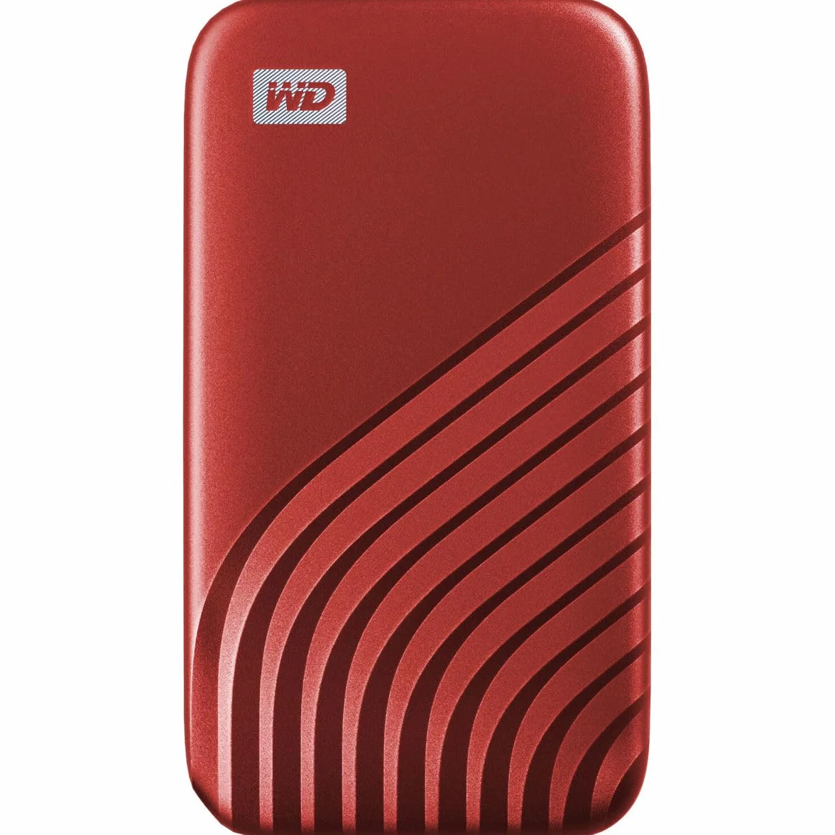WD My Passport SSD, 2TB SSD Esterno, SSD portatile con tecnologia NVMe, USB-C, con velocità di lettura fino a 1050 MB/s, 1000 MBs in scrittura, funziona con PC, Xbox e Playstation, Rosso